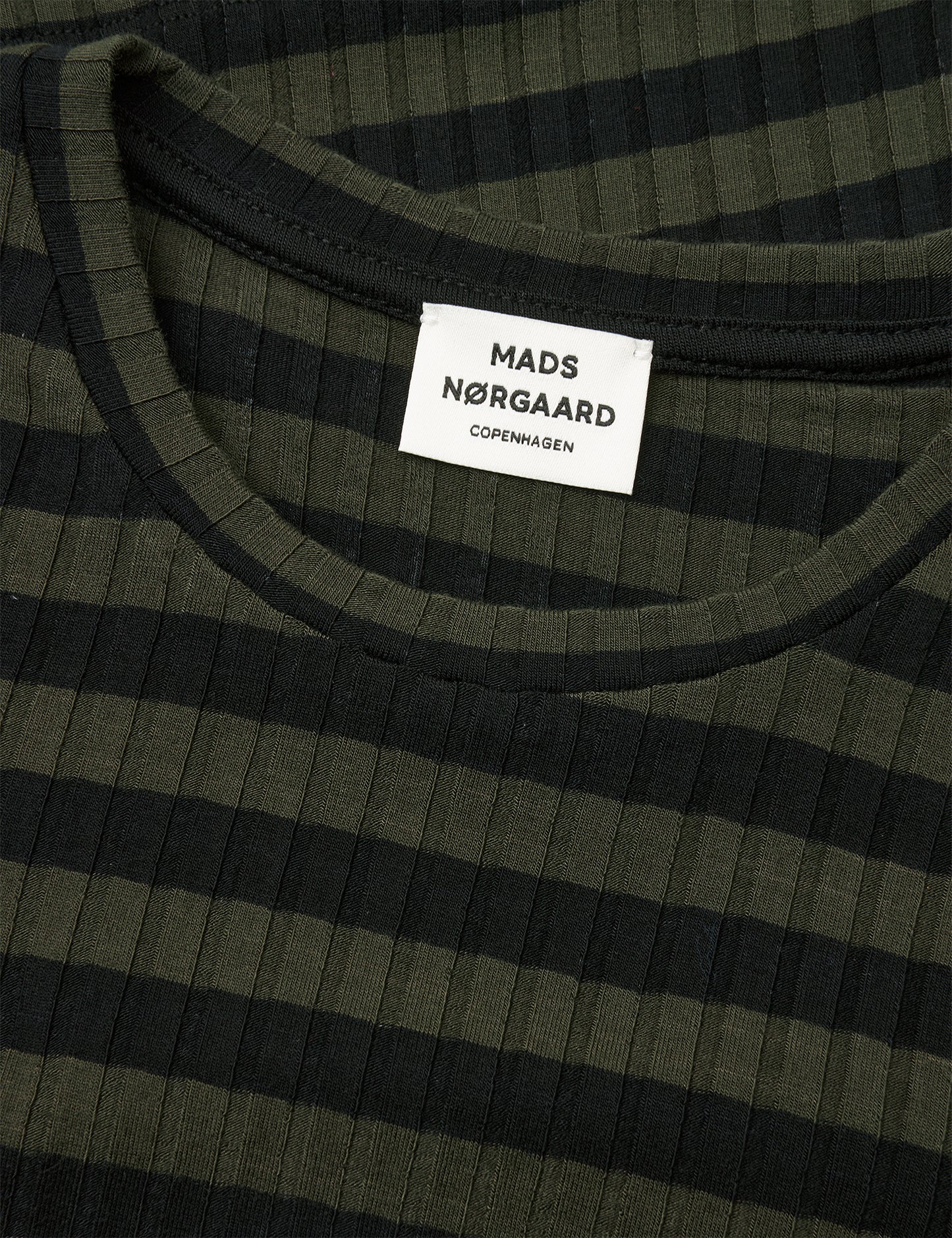 5x5 Classic Stripe Talika Top, Black/Rosin