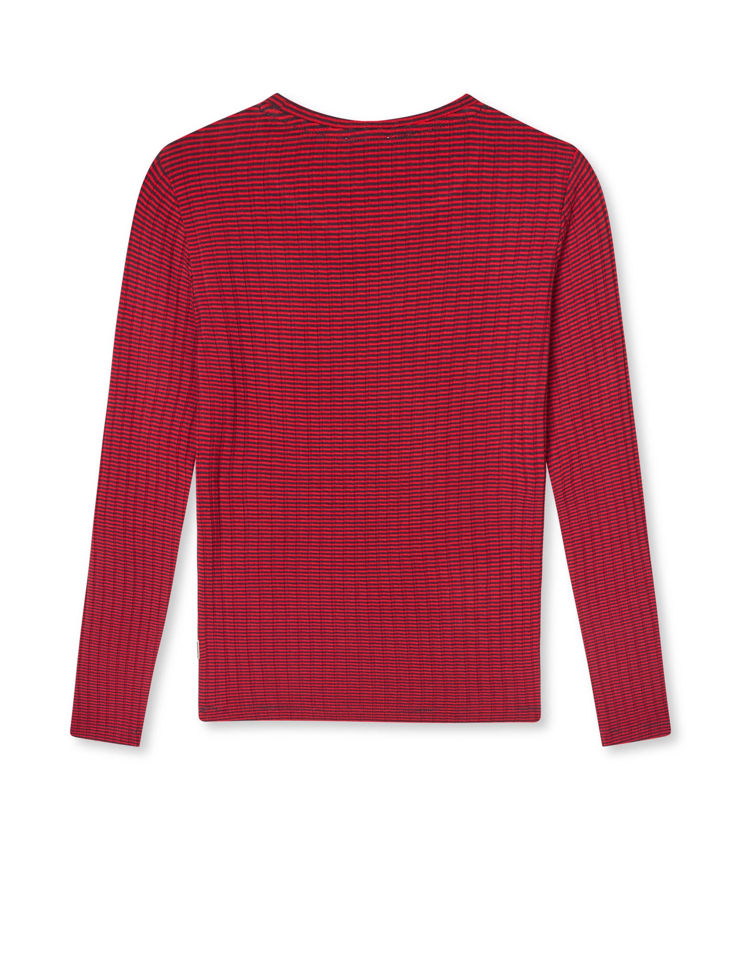 5x5 Classic Stripe Talika Top, Parisian Night/High Risk Red