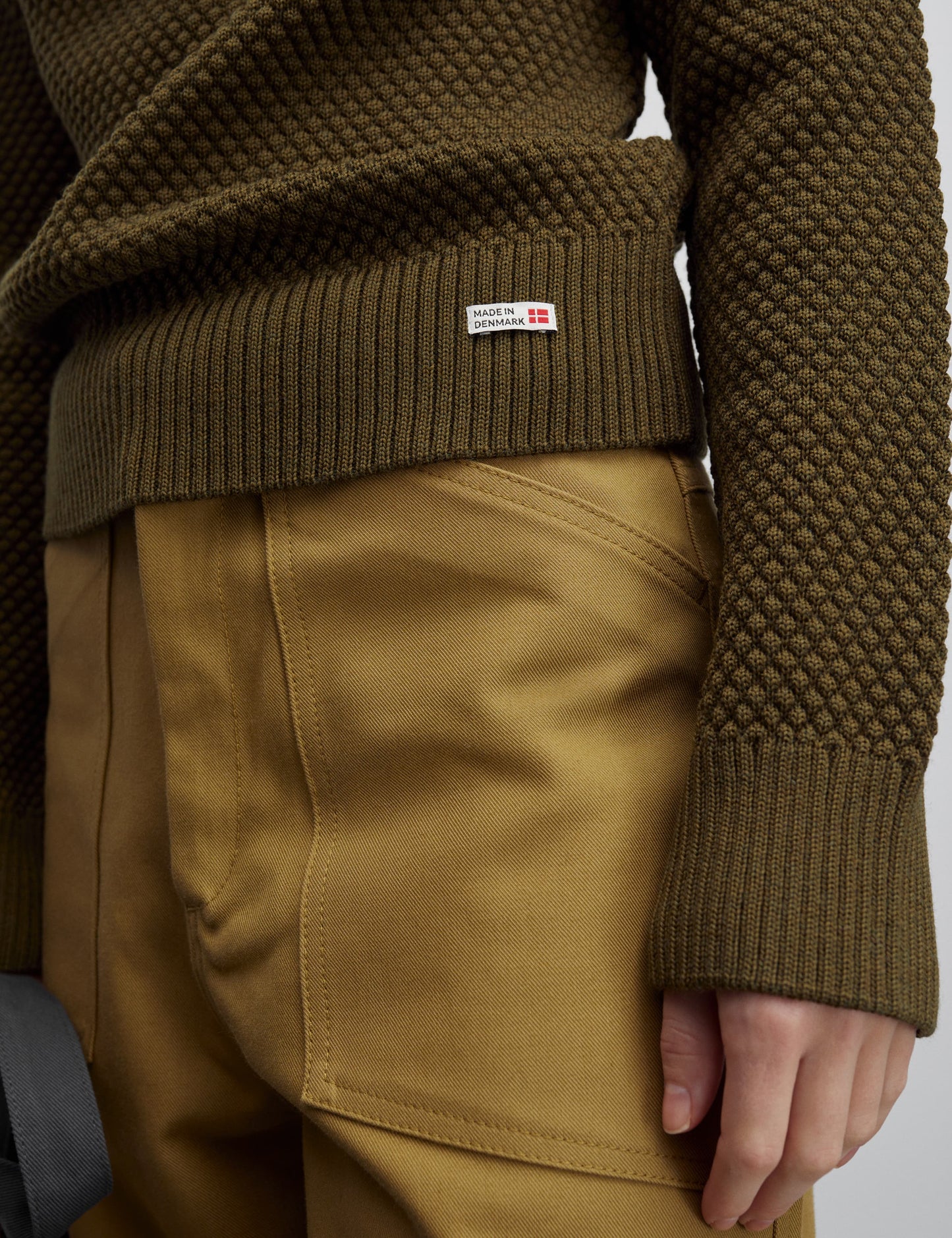 New Wool Clam Sweater, Beech