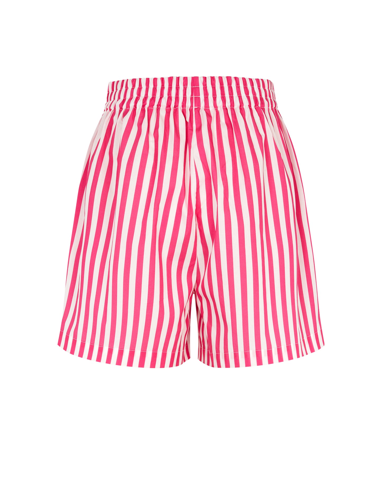 Light Poplin Lolly Shorts AOP, Fuchsia Purple/Cloud Dancer