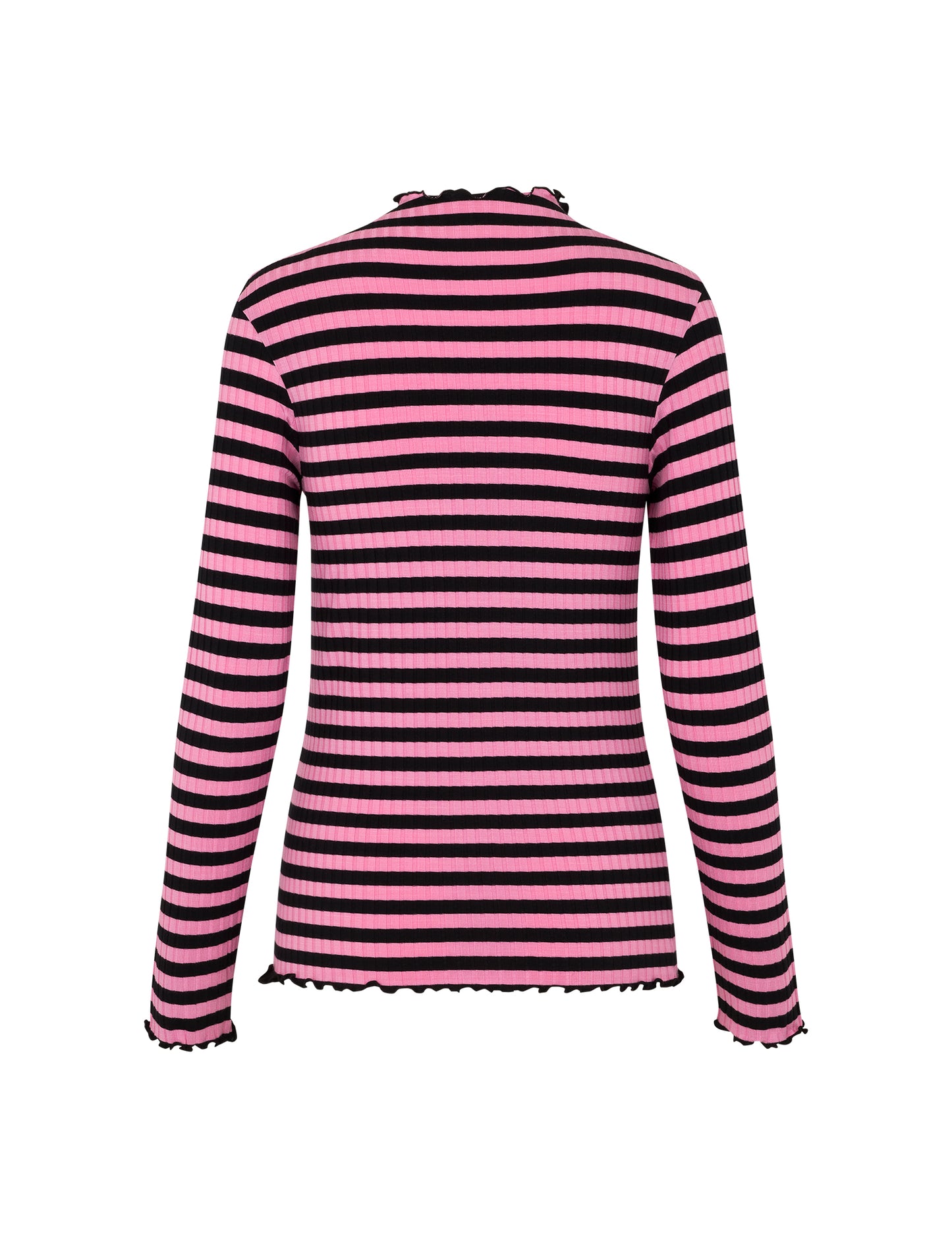 5x5 Stripe Trutte Tee, 5x5 Stripe/Begonia Pink