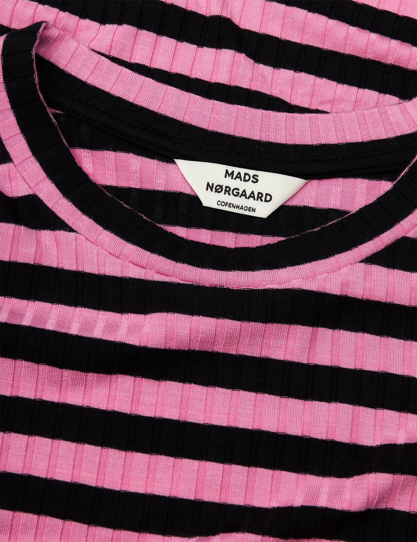 5x5 Stripe Boa Dress, 5x5 Stripe/Begonia Pink