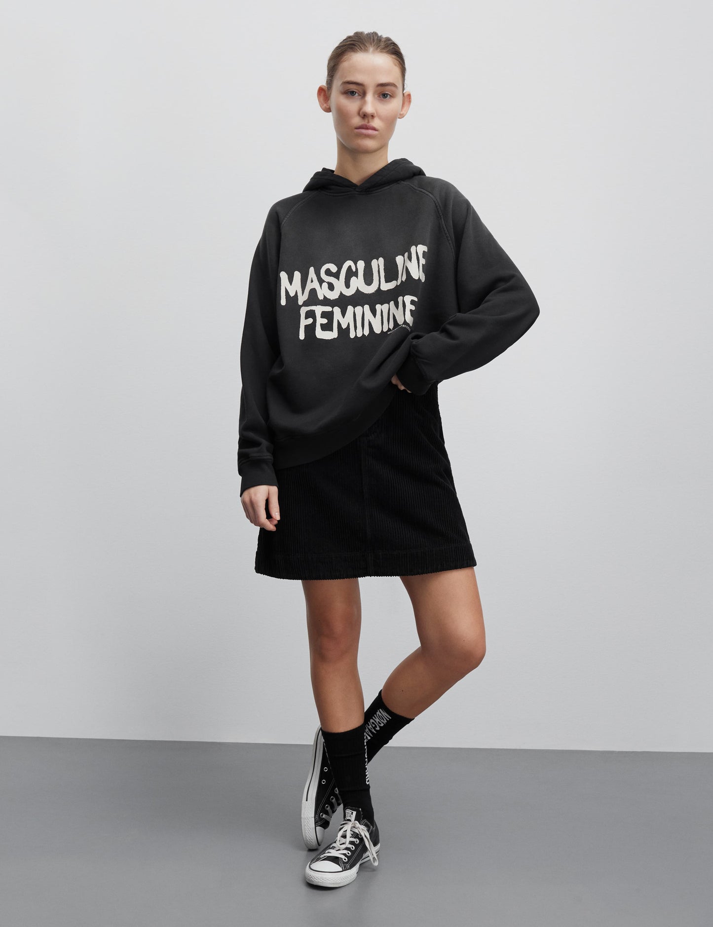 Torn Sweat Halle Hoodie, Phantom