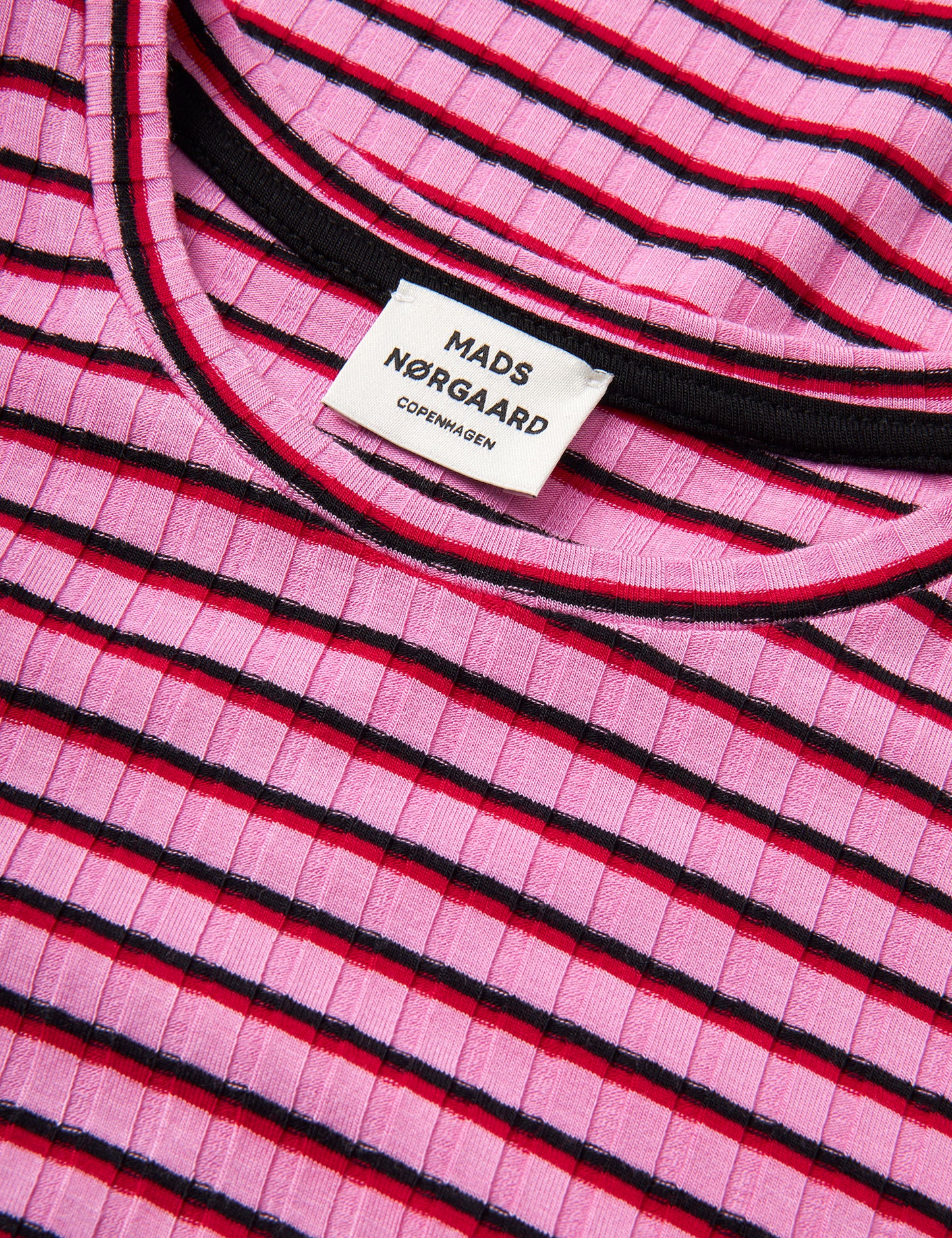 5x5 Stripe Talika Top, 5x5 Stripe/Begonia Pink