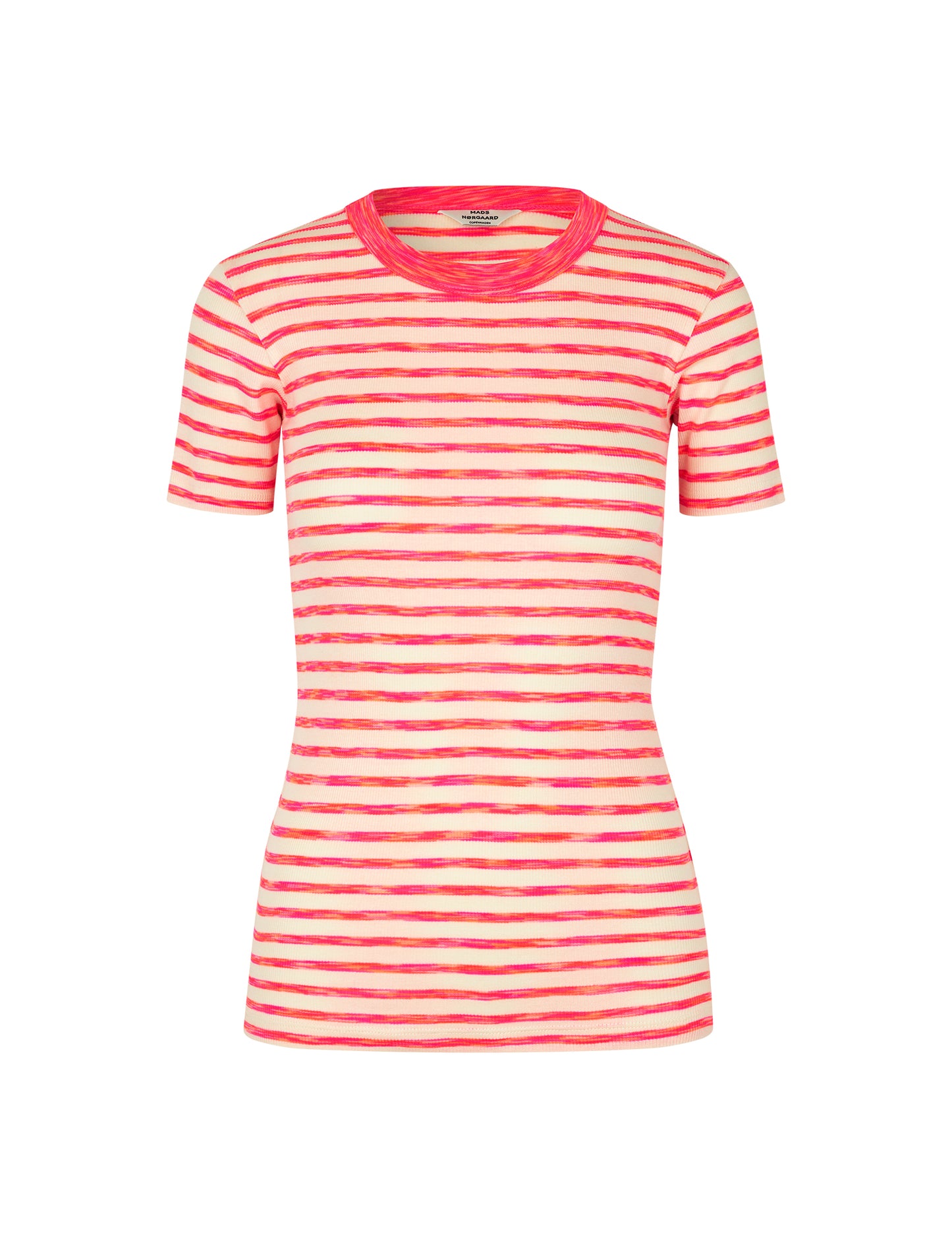 2x2 Cotton Stripe N Trine Tee, 2x2 Stripe/Diva Pink