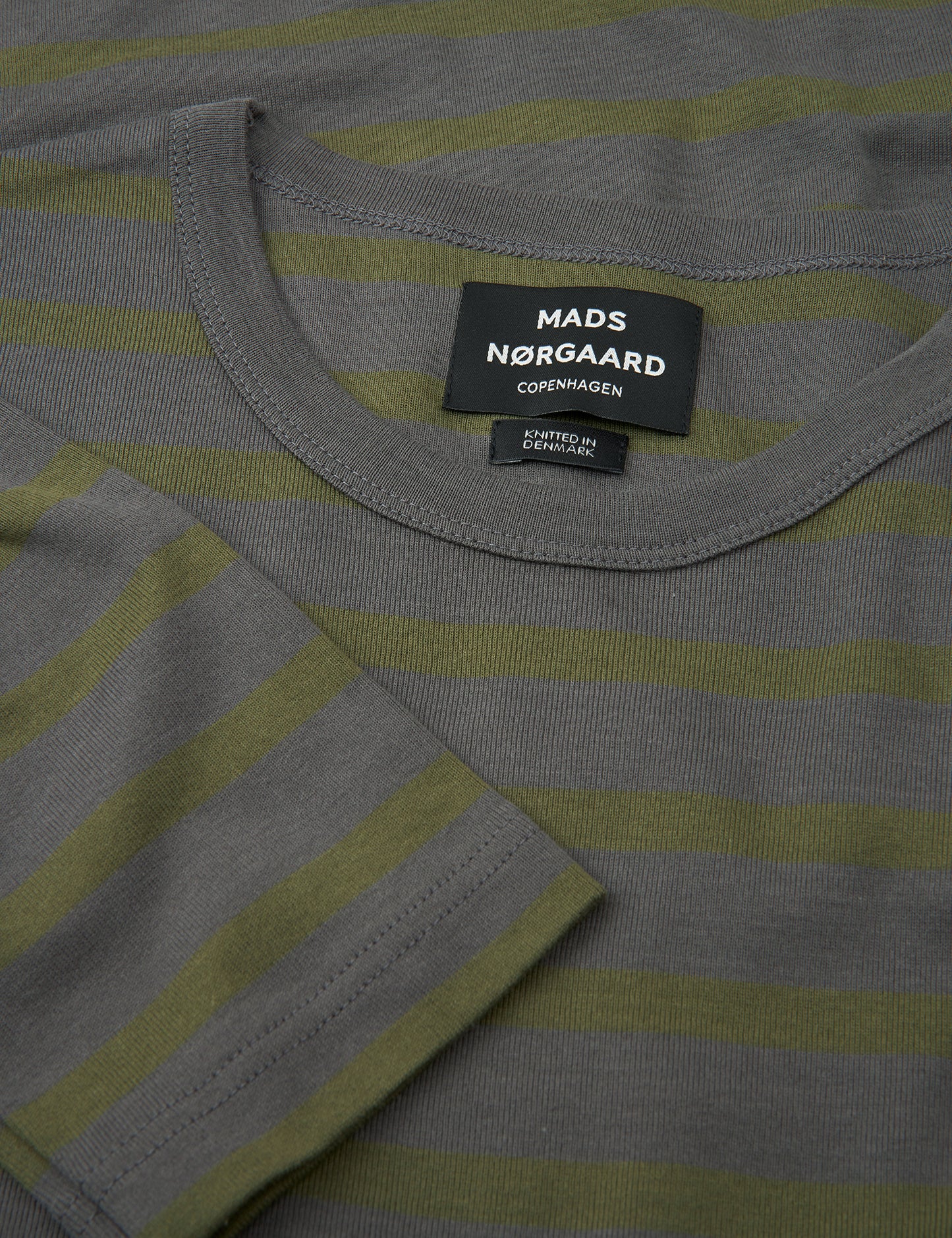 Trio Rib Tobias Tee LS, Tarmac/Asphalt