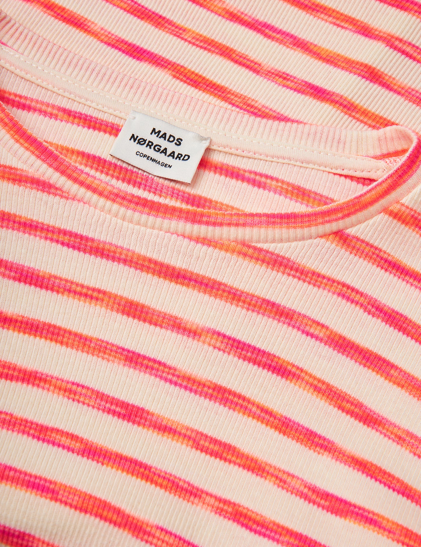 2x2 Cotton Stripe Talino Top, 2x2 Stripe/Diva Pink