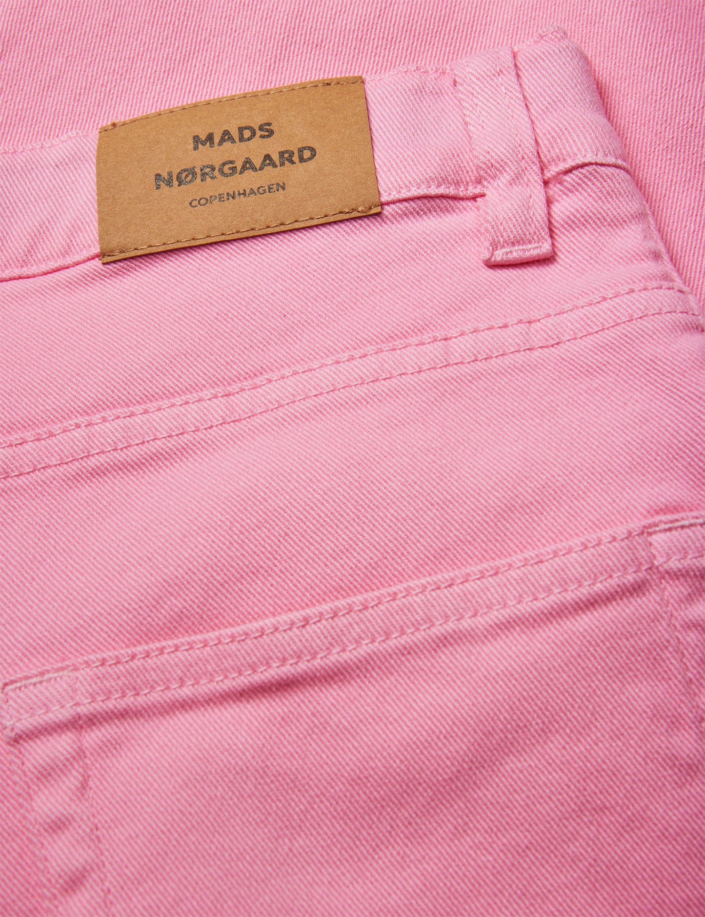 Coloured Denim Loozy Pants, Begonia Pink