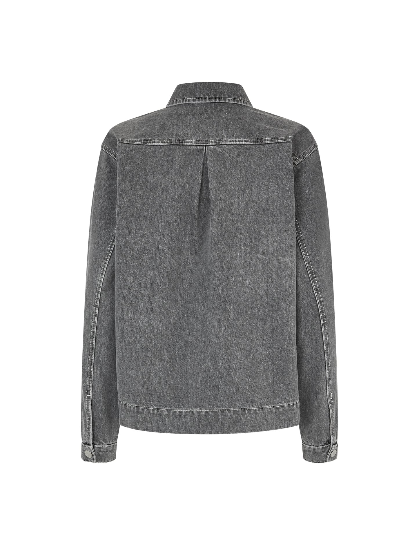 Grey Denim Shame Shirt, Grey