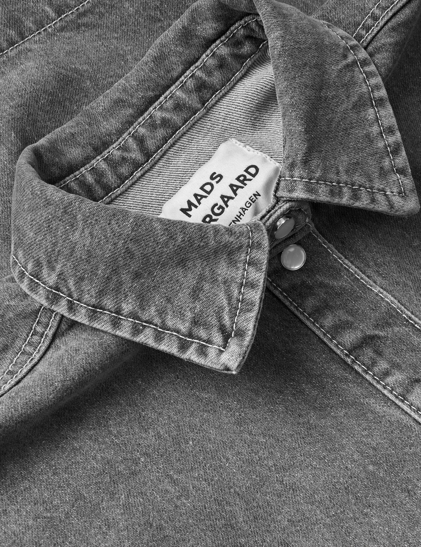 Grey Denim Shame Shirt, Grey