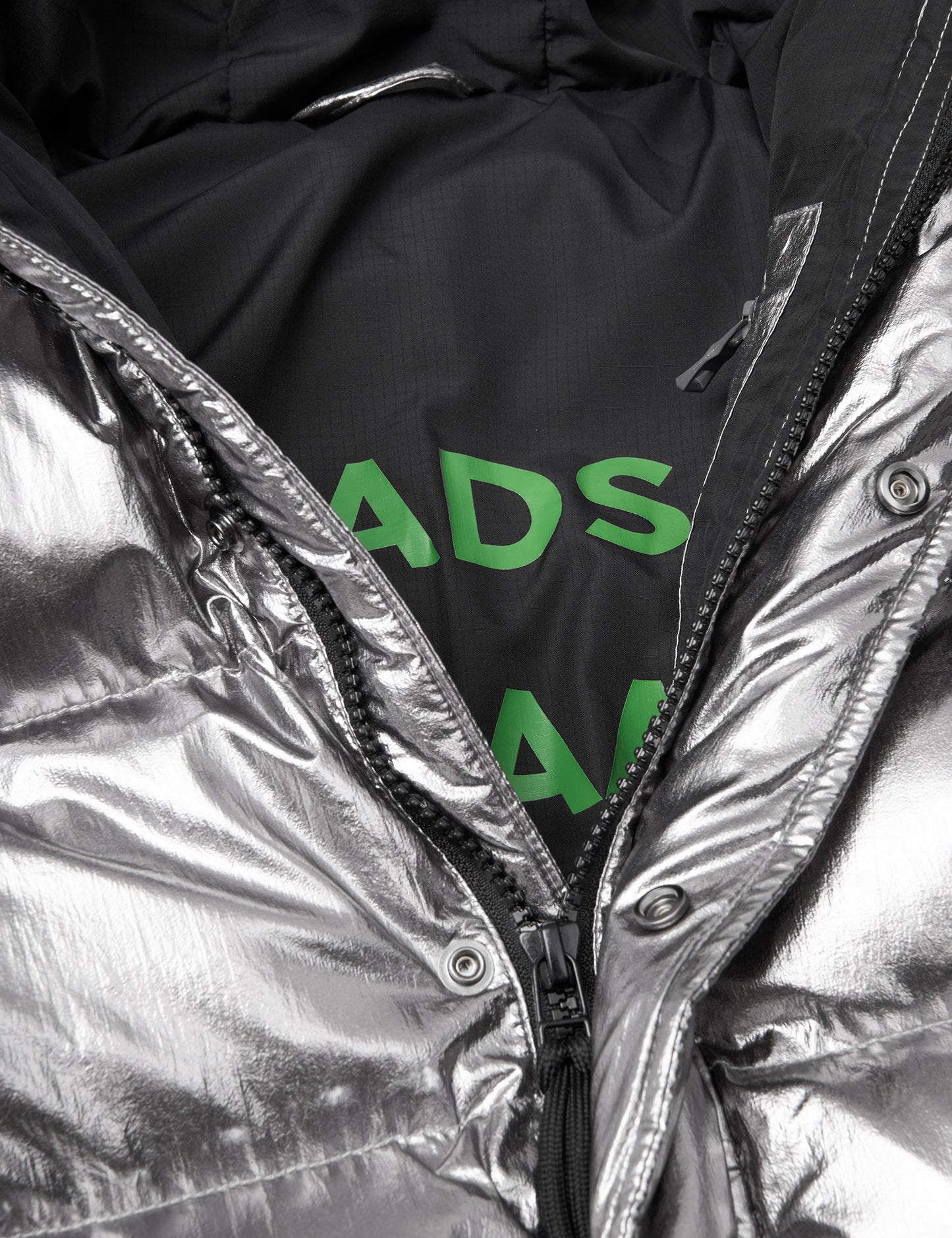 Shiny Crinckle Jojina Jacket, Asphalt