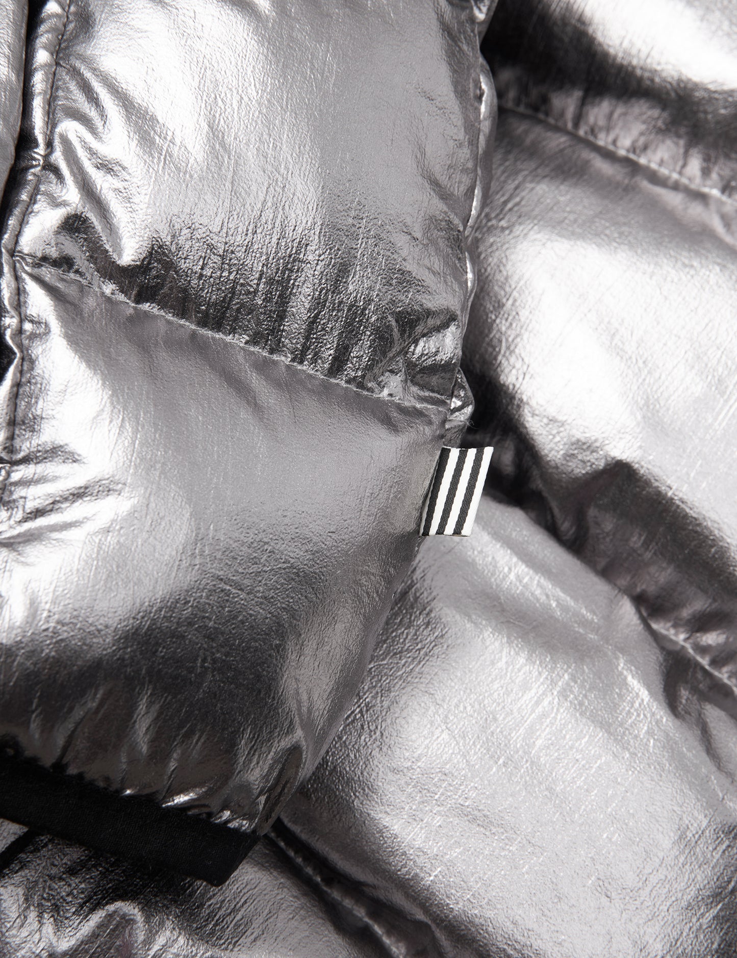 Shiny Crinckle Jojina Jacket, Asphalt