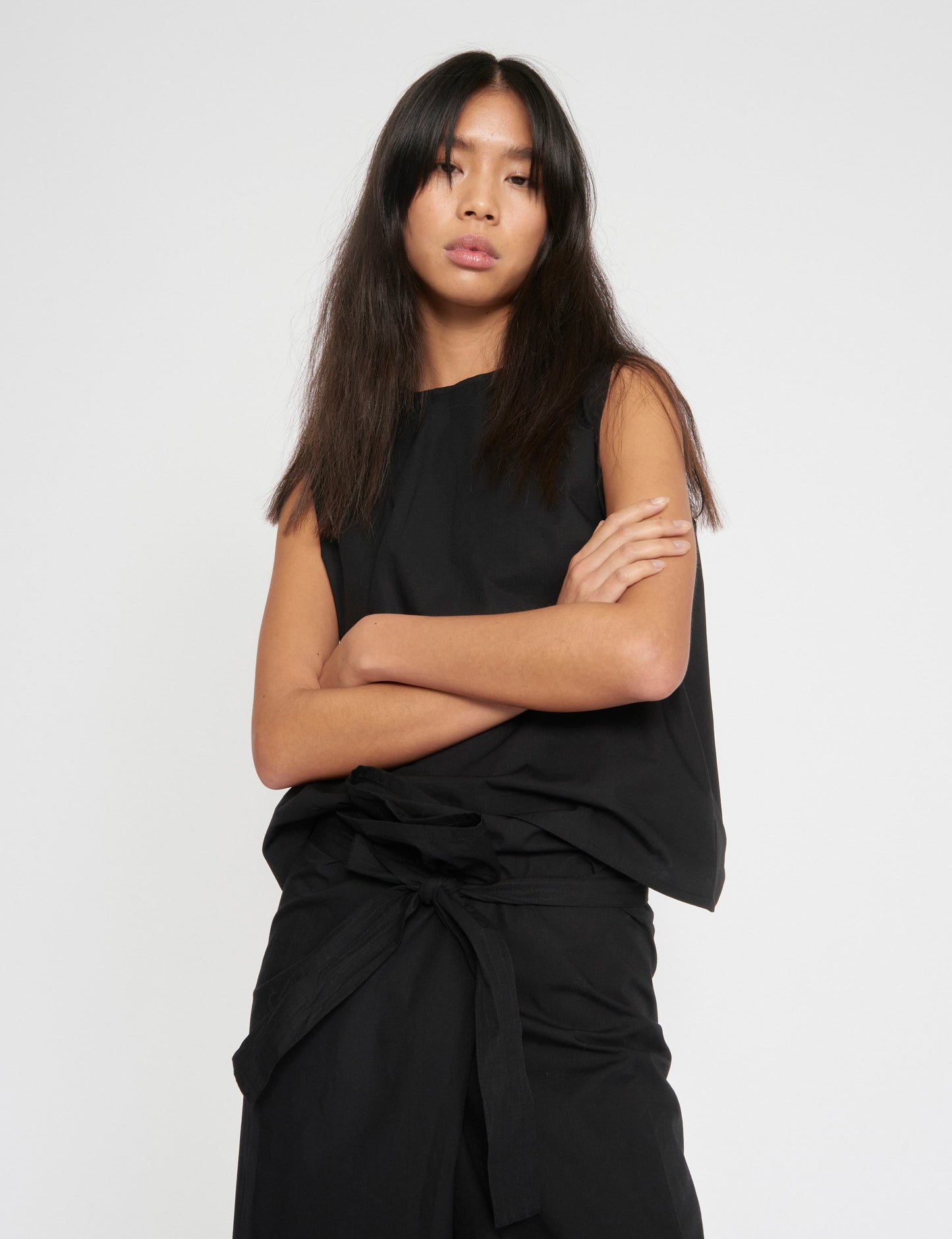 Crisp Tammy Top, Black