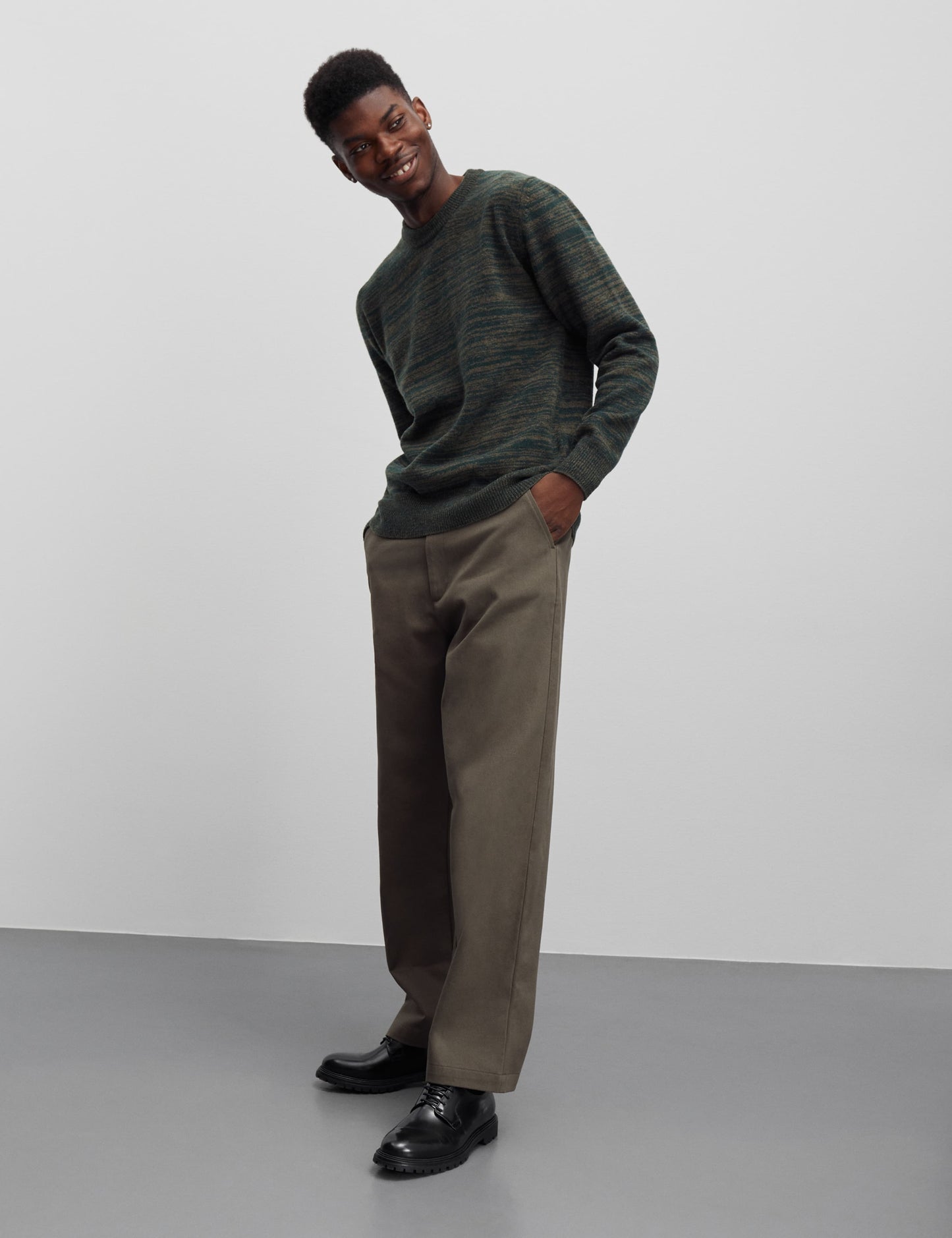 Crisp Twill Silas Pants, Tarmac