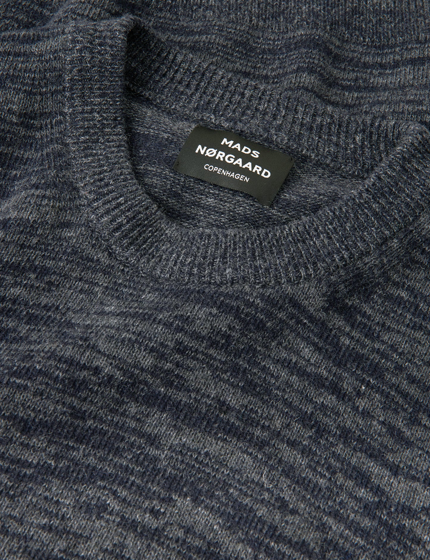 Eco Wool Quake Knit, Asphalt/Deep Well