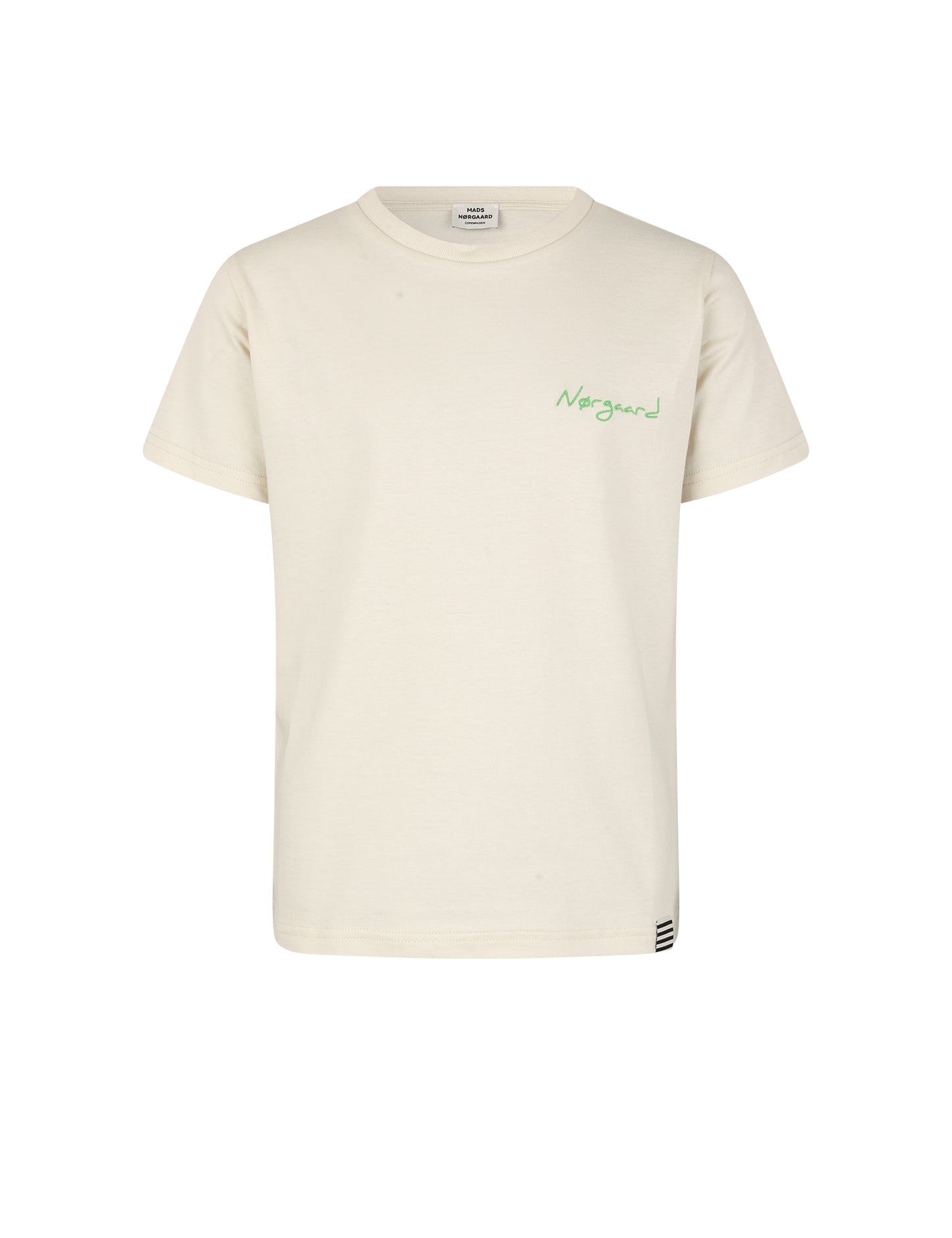 Embroidery Jersey Thorlino Tee, Almond Milk