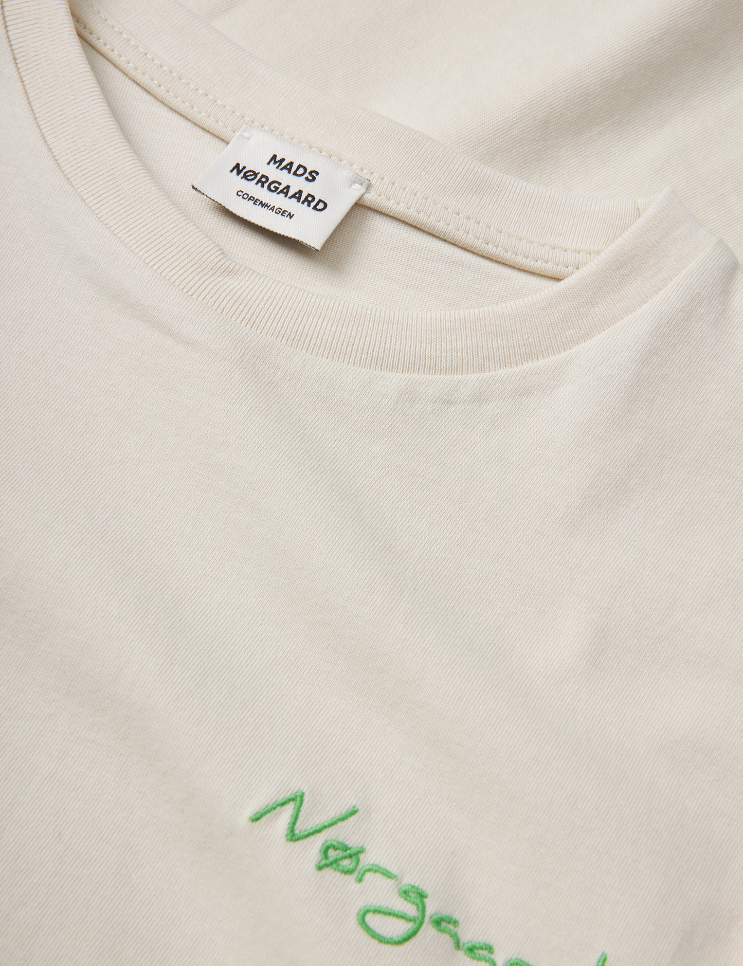 Embroidery Jersey Thorlino Tee, Almond Milk