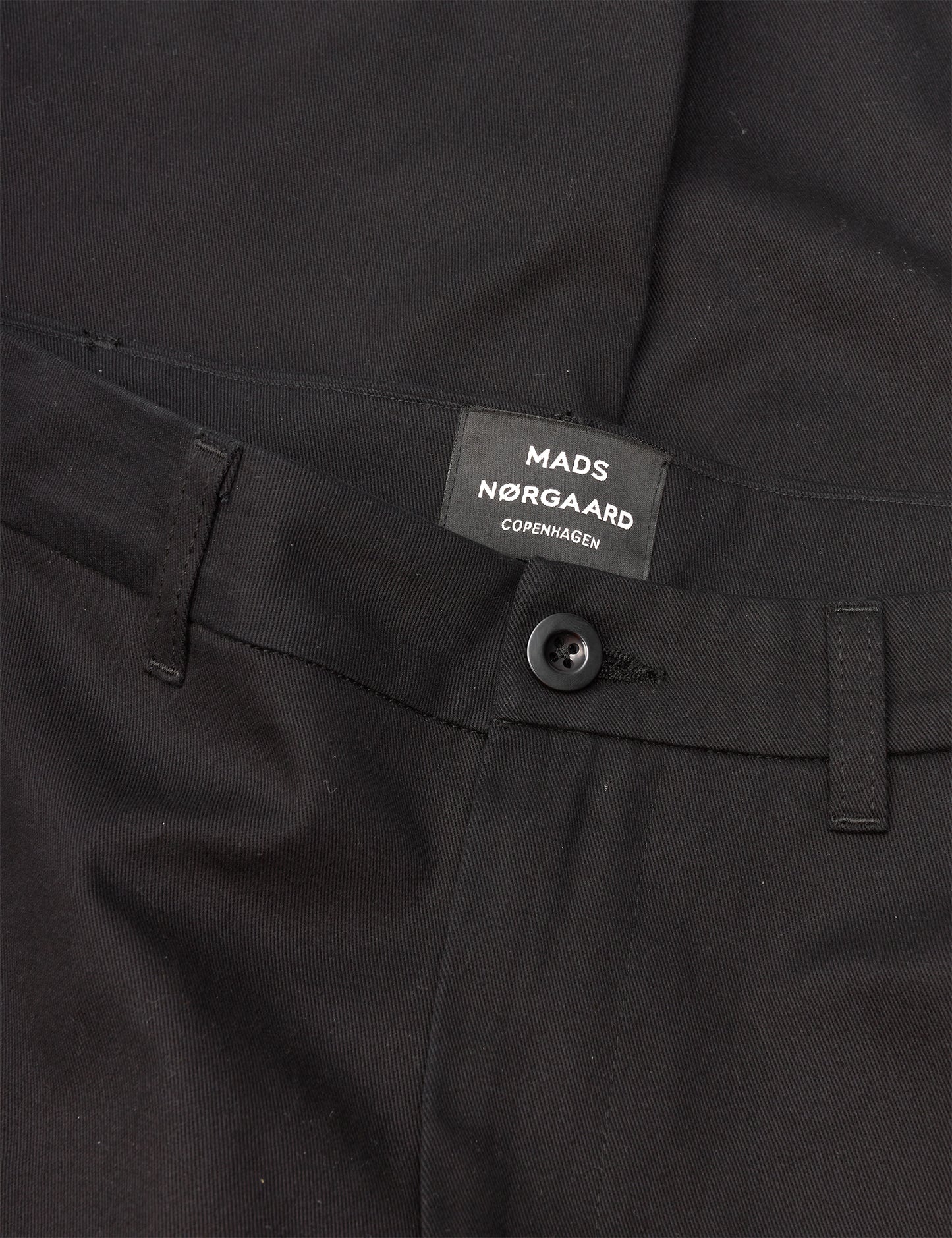 Crisp Twill Elias Pants, Black