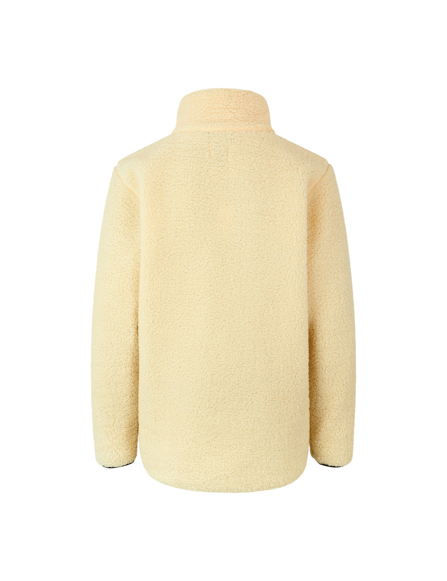 Teddy Fleece Jeffo Jacket, Vanilla Custard/Asphalt