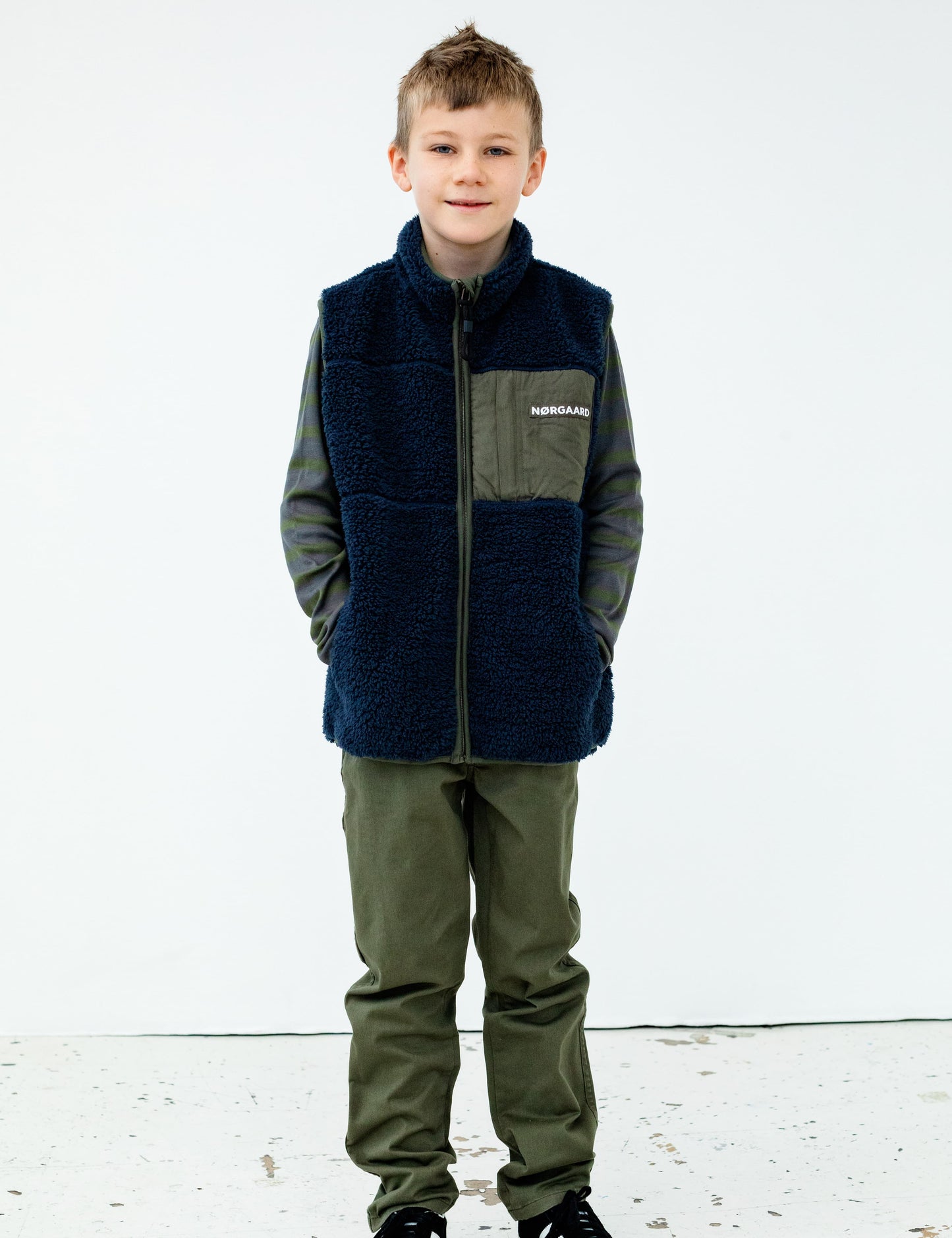 Teddy Fleece Vilads Vest, Sky Captain/Tarmac
