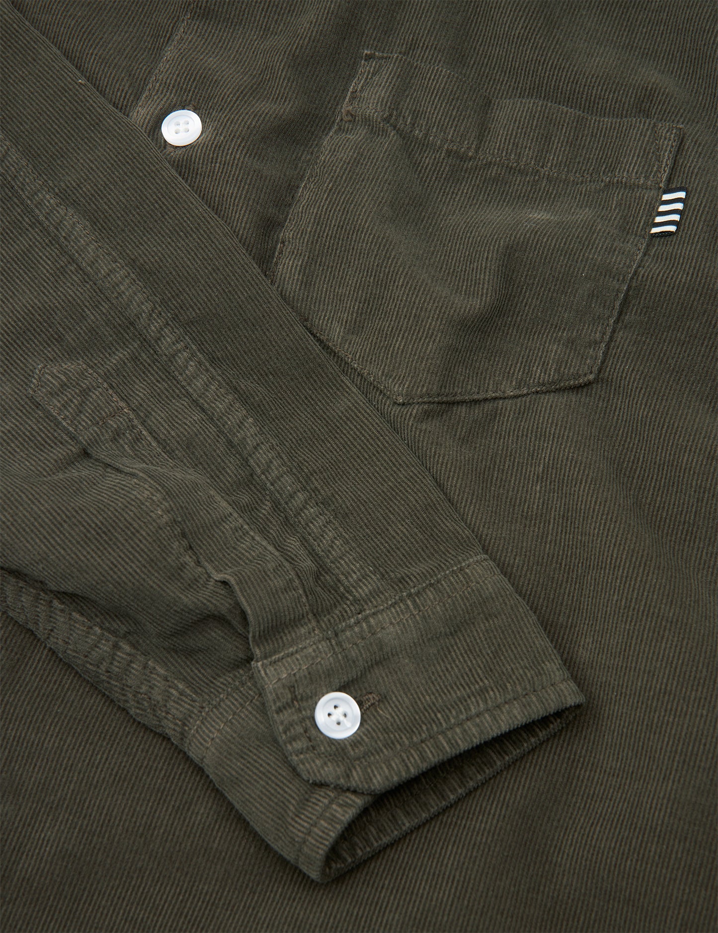 Organic Cord Svano Shirt, Tarmac