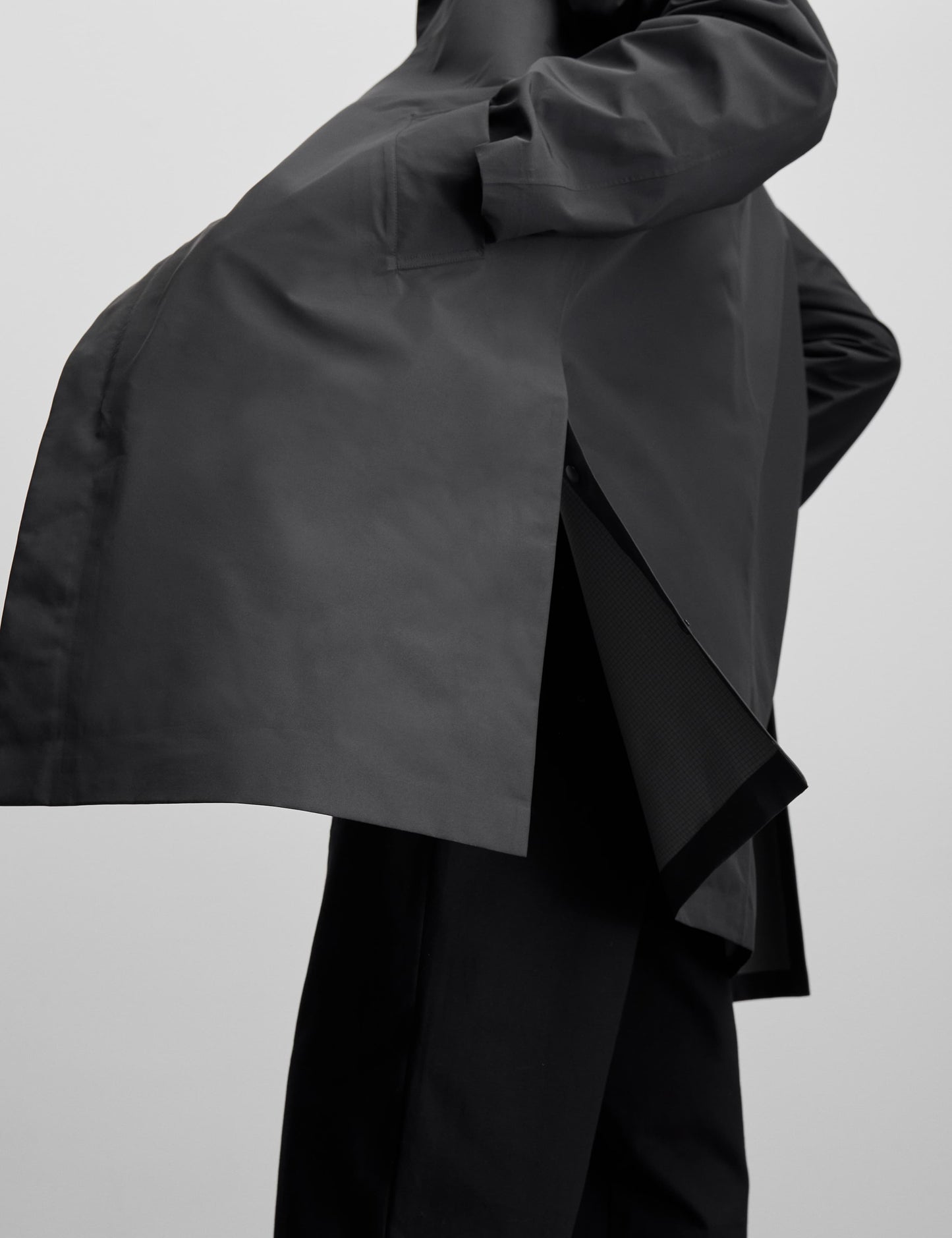 Shell Tech Curtis Storm Coat, Black