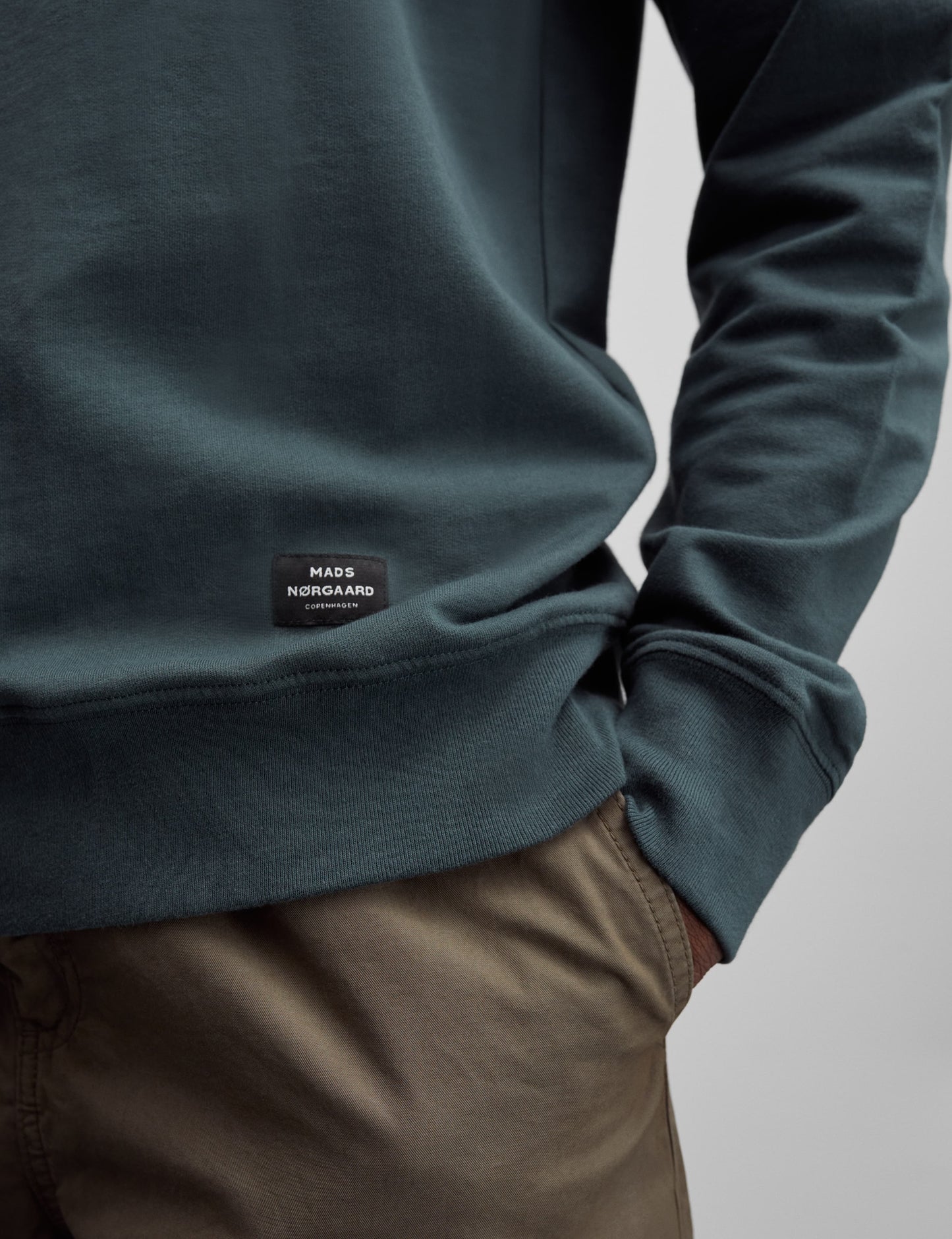 Light Terry Asker Sweat, Darkest Spruce
