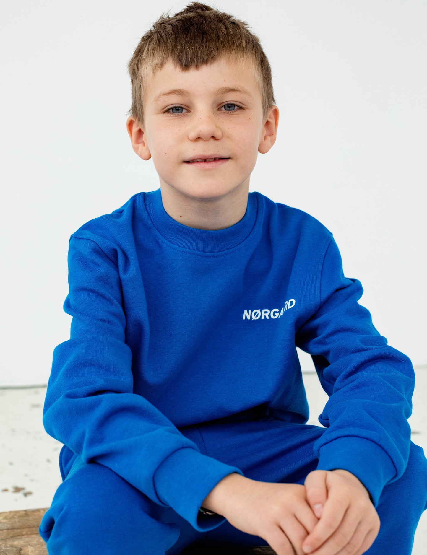 Organic Sweat Solo Sweatshirt, Snorkel Blue