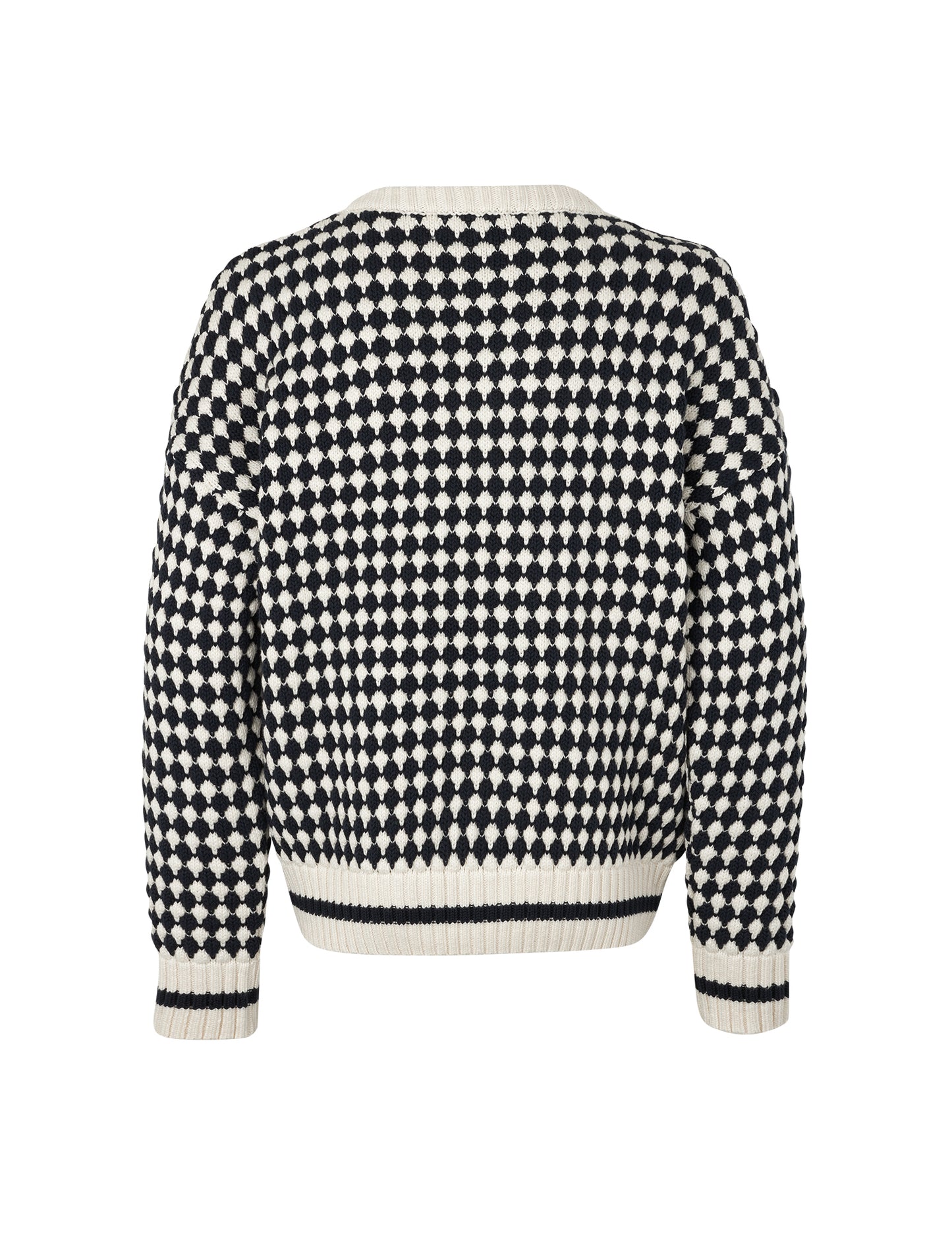 Bamboo Bubble Tilo Sweater, Deep Well/Vanilla Ice