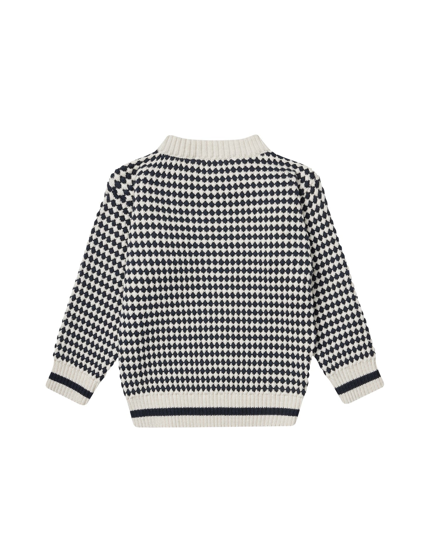 Bamboo Bubble Saturn Sweater, Deep Well/Vanilla Ice