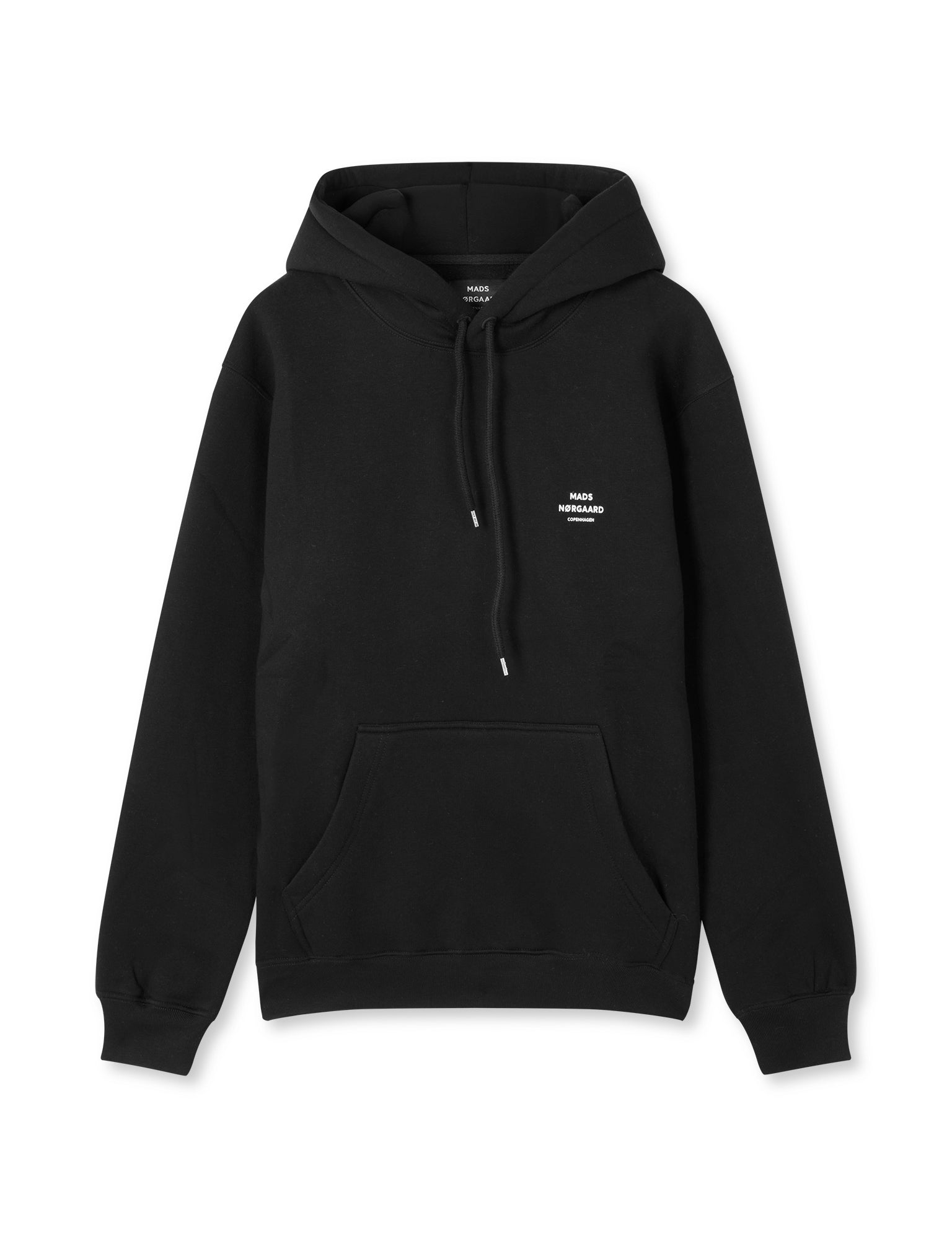 Standard Hoodie Logo Sweat, Black – MADS NØRGAARD – COPENHAGEN