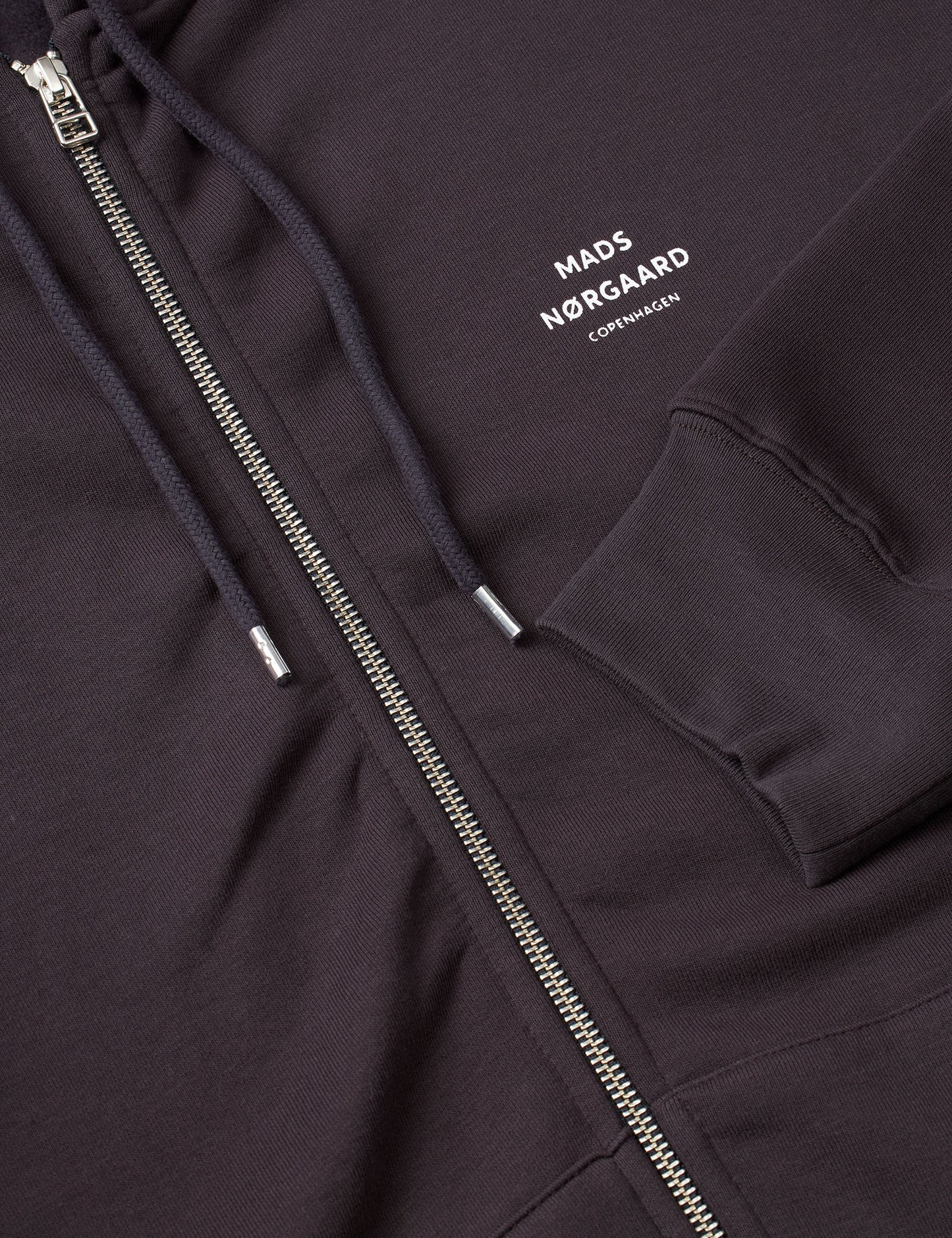 Standard Hoodie Zip Logo Sweat, Deep Well