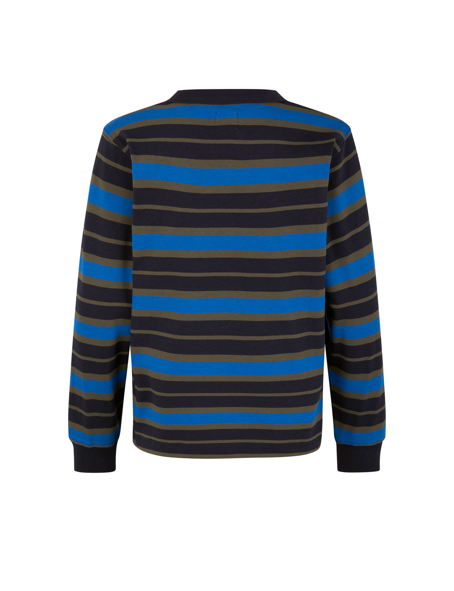 Combed Jersey Carlito Tee LS, Deep Well/Tarmac/Snorkel Blue