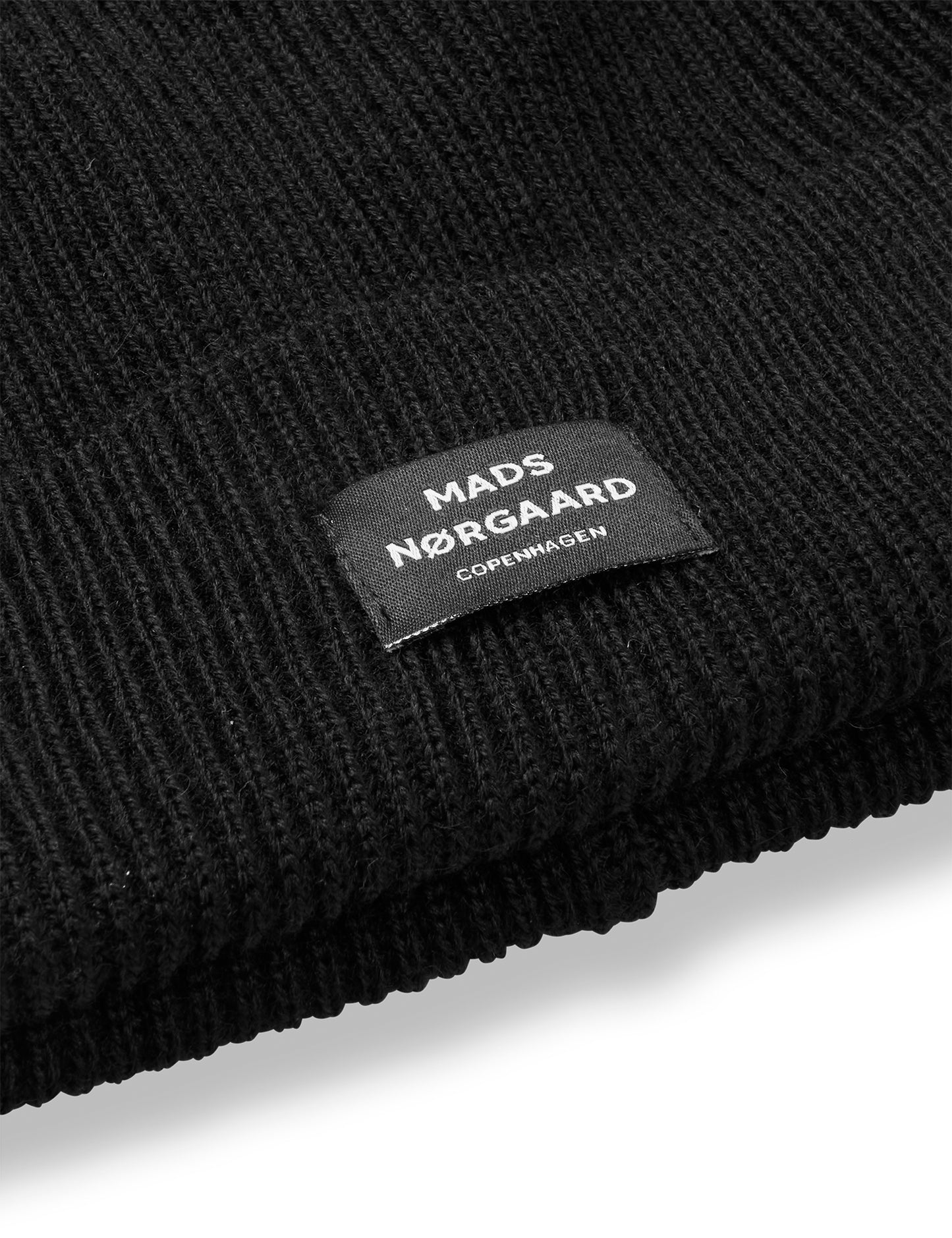 Wool Ask Beanie, Black