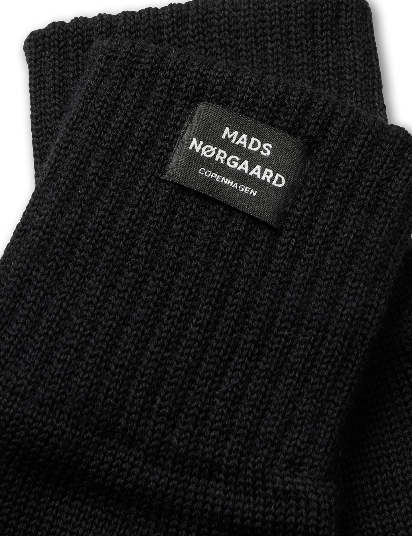 Wool Andy Gloves, Black