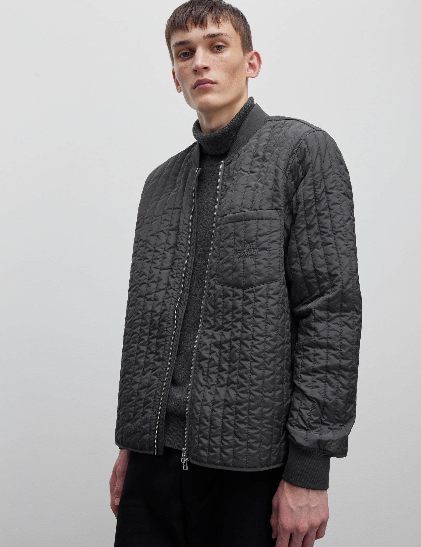Mat Quilt Jesper Jacket, Asphalt
