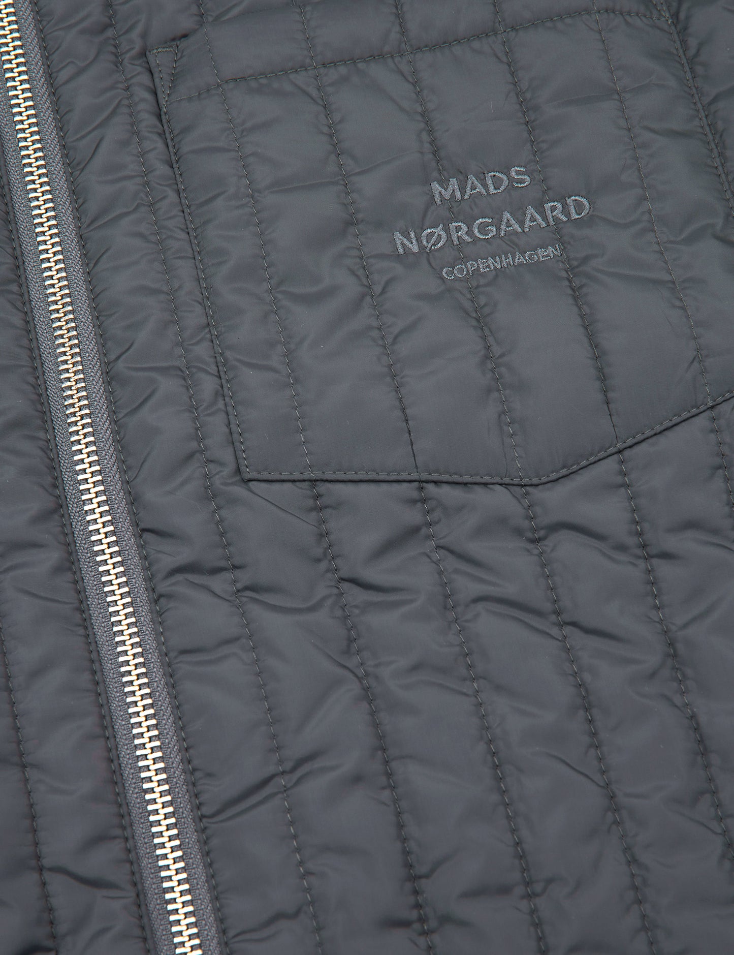 Mat Quilt Birk Vest, Asphalt
