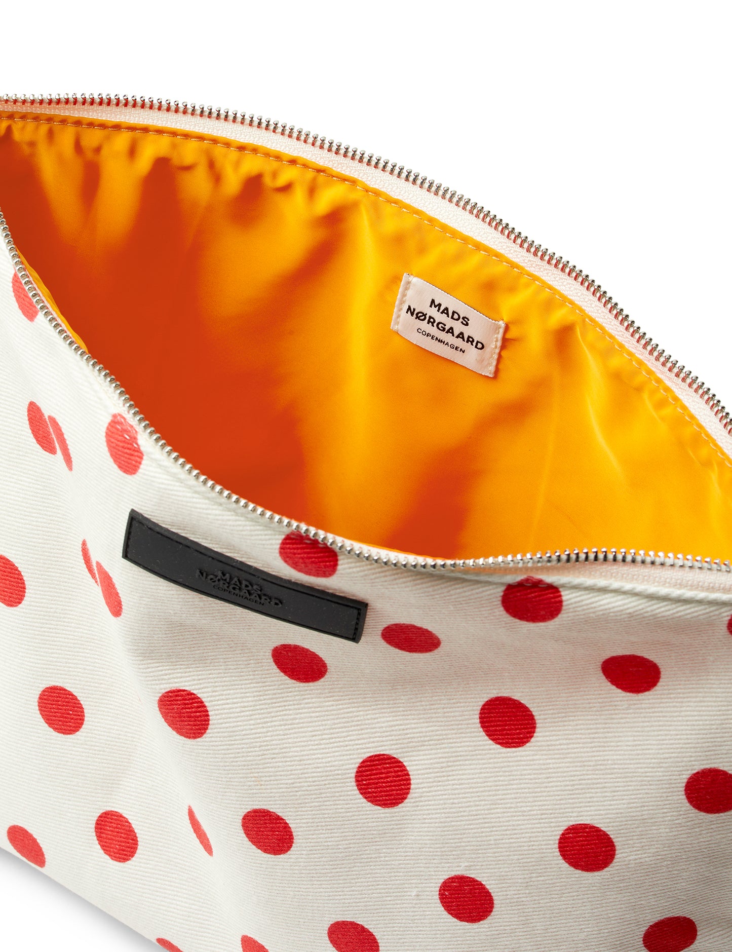 Recy Cotton AOP Hilden Bag, Dot AOP Fiery Red/Vanilla Ice