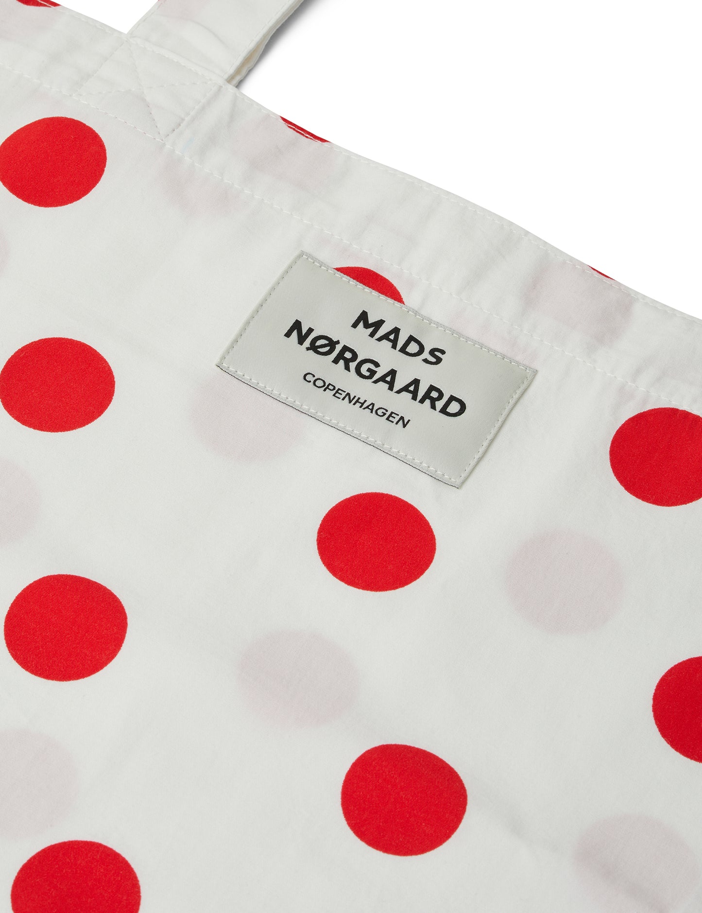 Sacky Atoma Bag, Dot AOP Fiery Red/White Alyssu