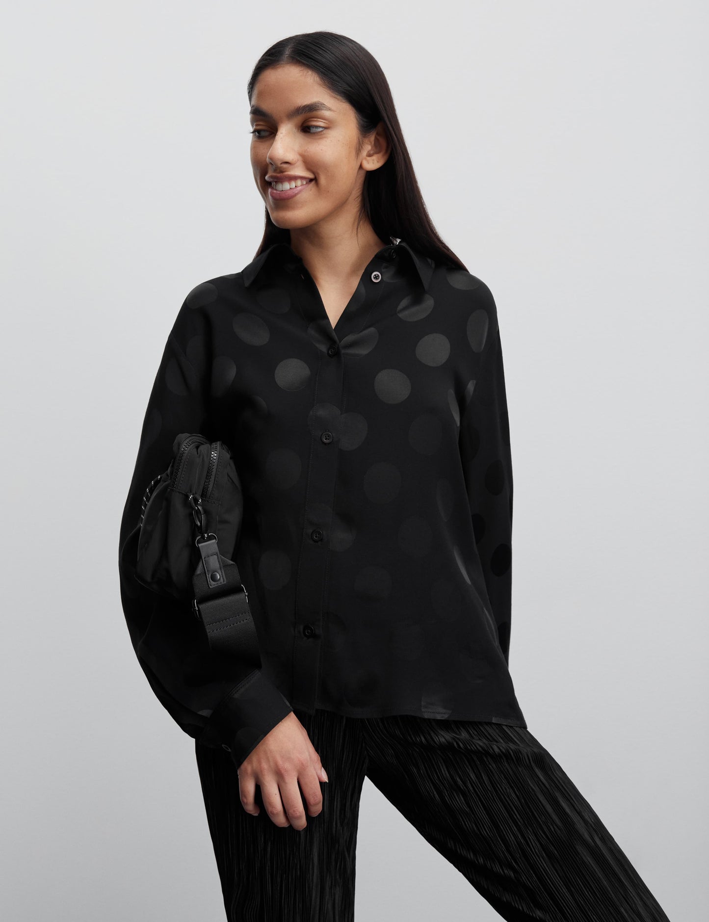 Gran Jacquard Chris Shirt, Black