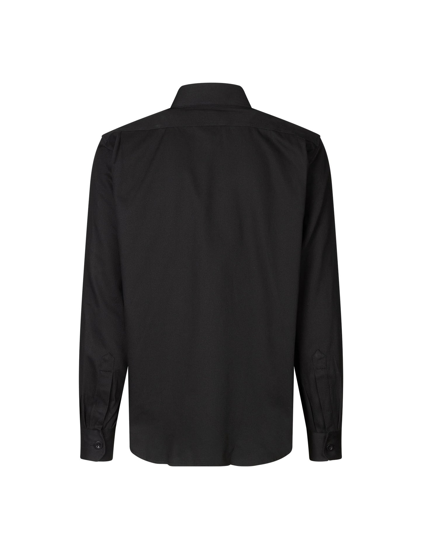 Crisp Twill Storm Work Shirt, Black