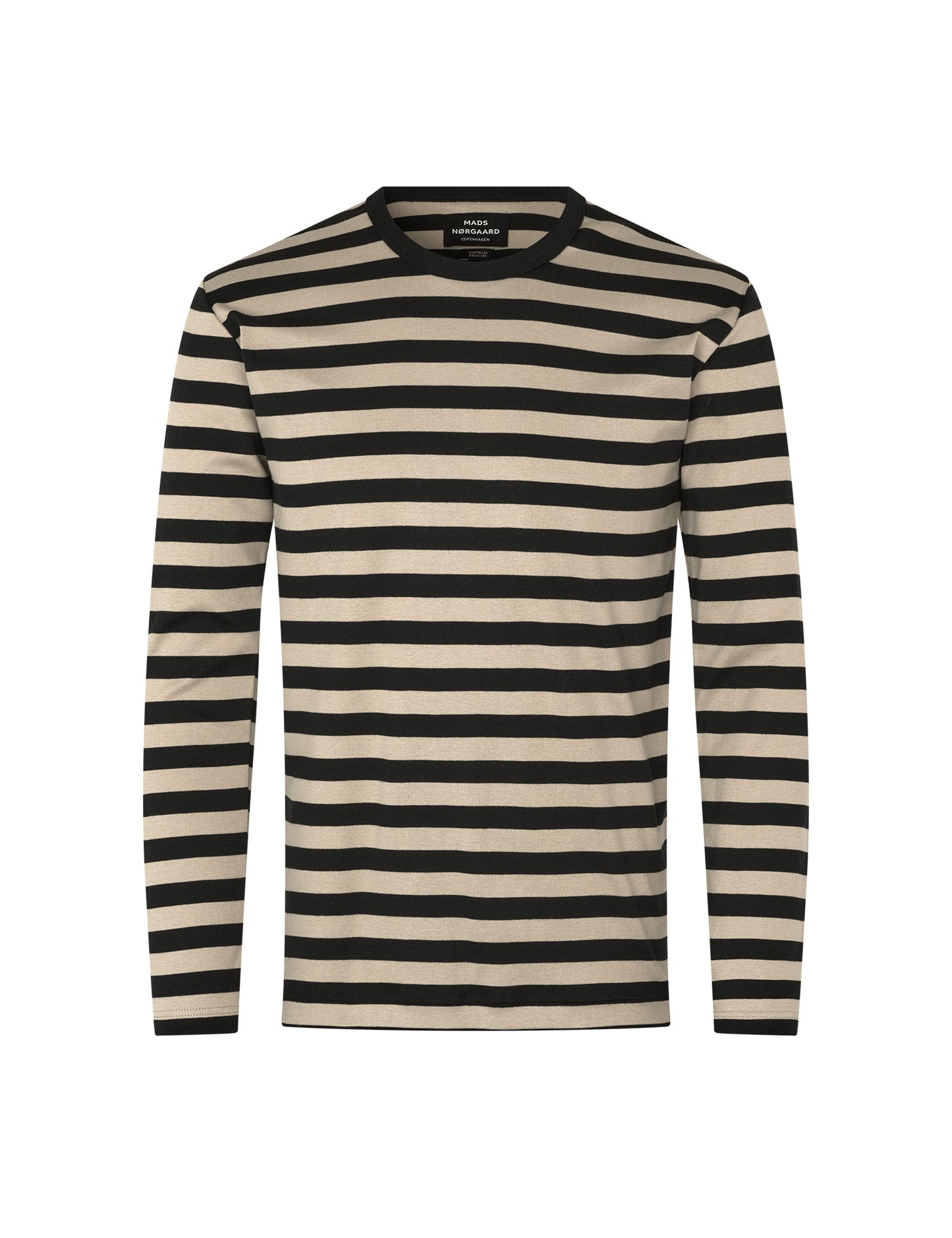 Midi Rib Tobias Tee LS, Seneca Rock/Black
