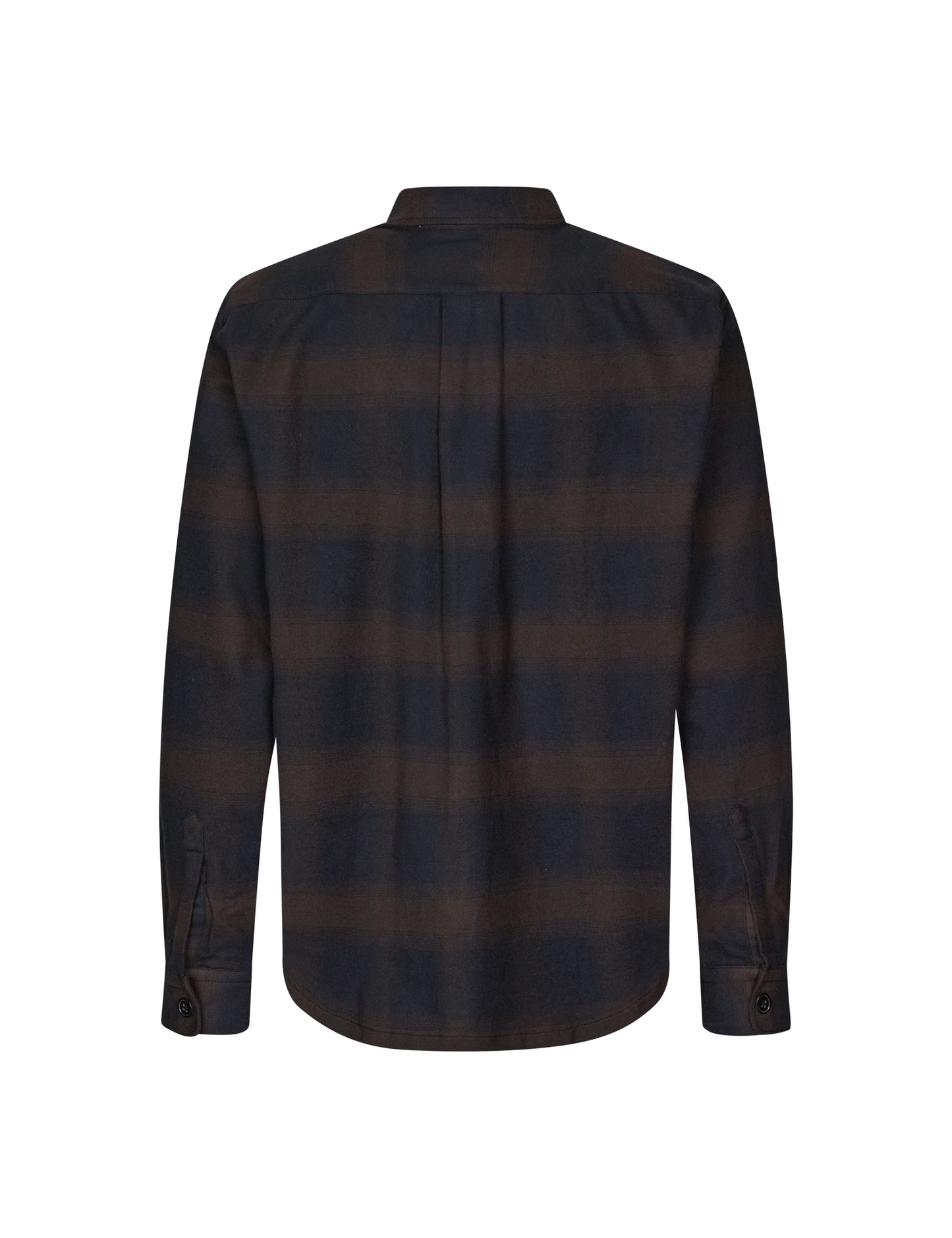 Flannel Heavy Malte Check Shirt, Deep Well/After Dark Check