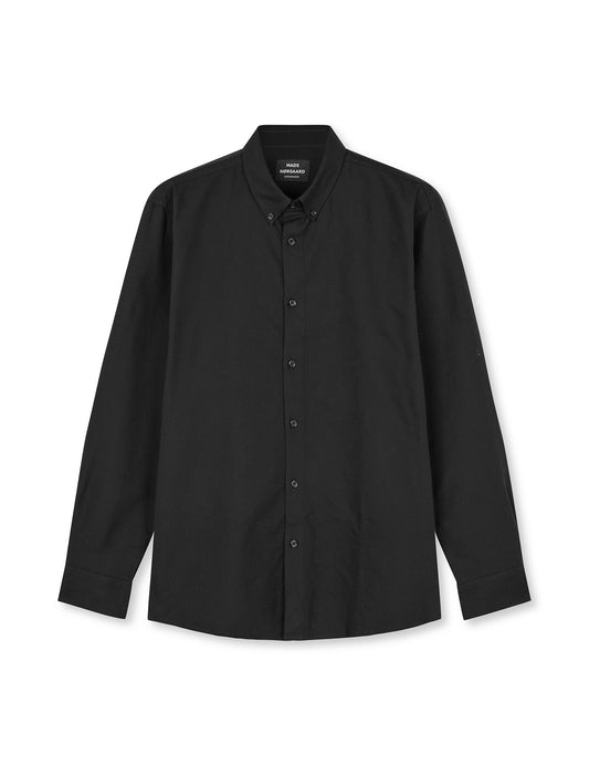 Cotton Oxford Sune Shirt BD, Black