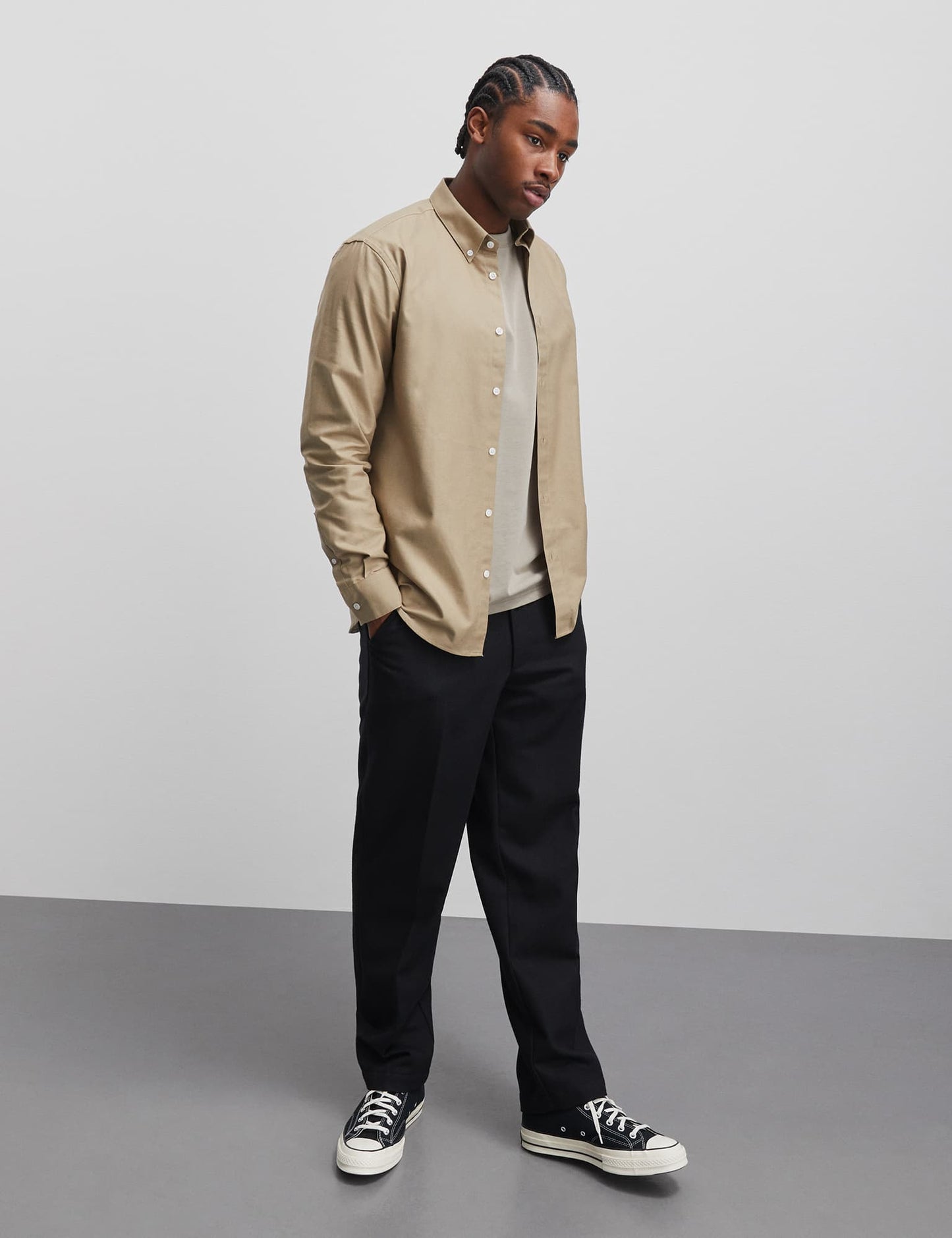 Cotton Oxford Sune Shirt BD, Seneca Rock