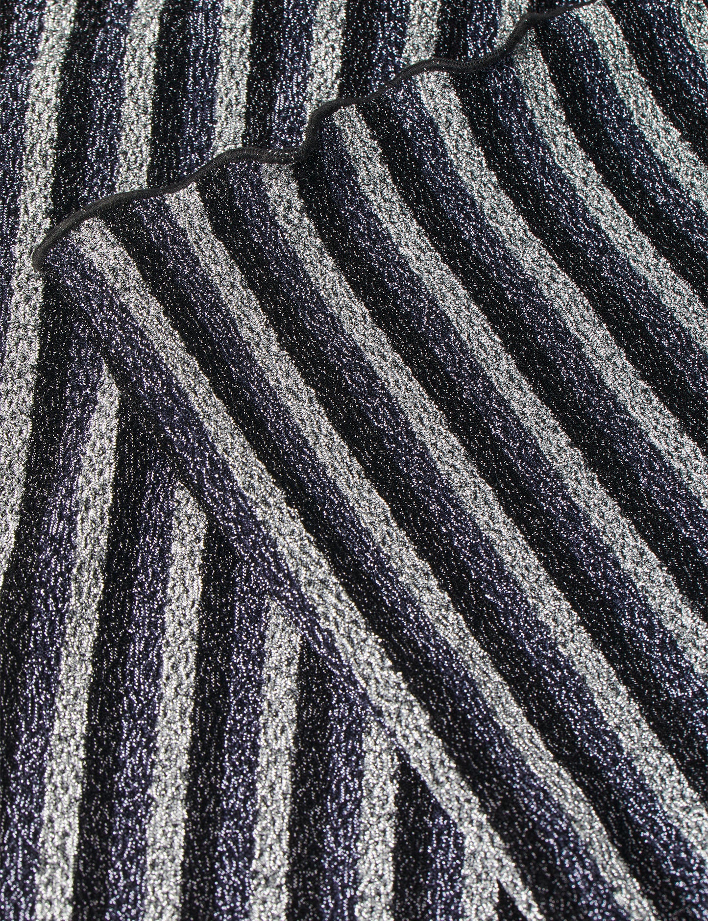 Glitter Jersey Uri Pants, Glitter Stripe/ Silver