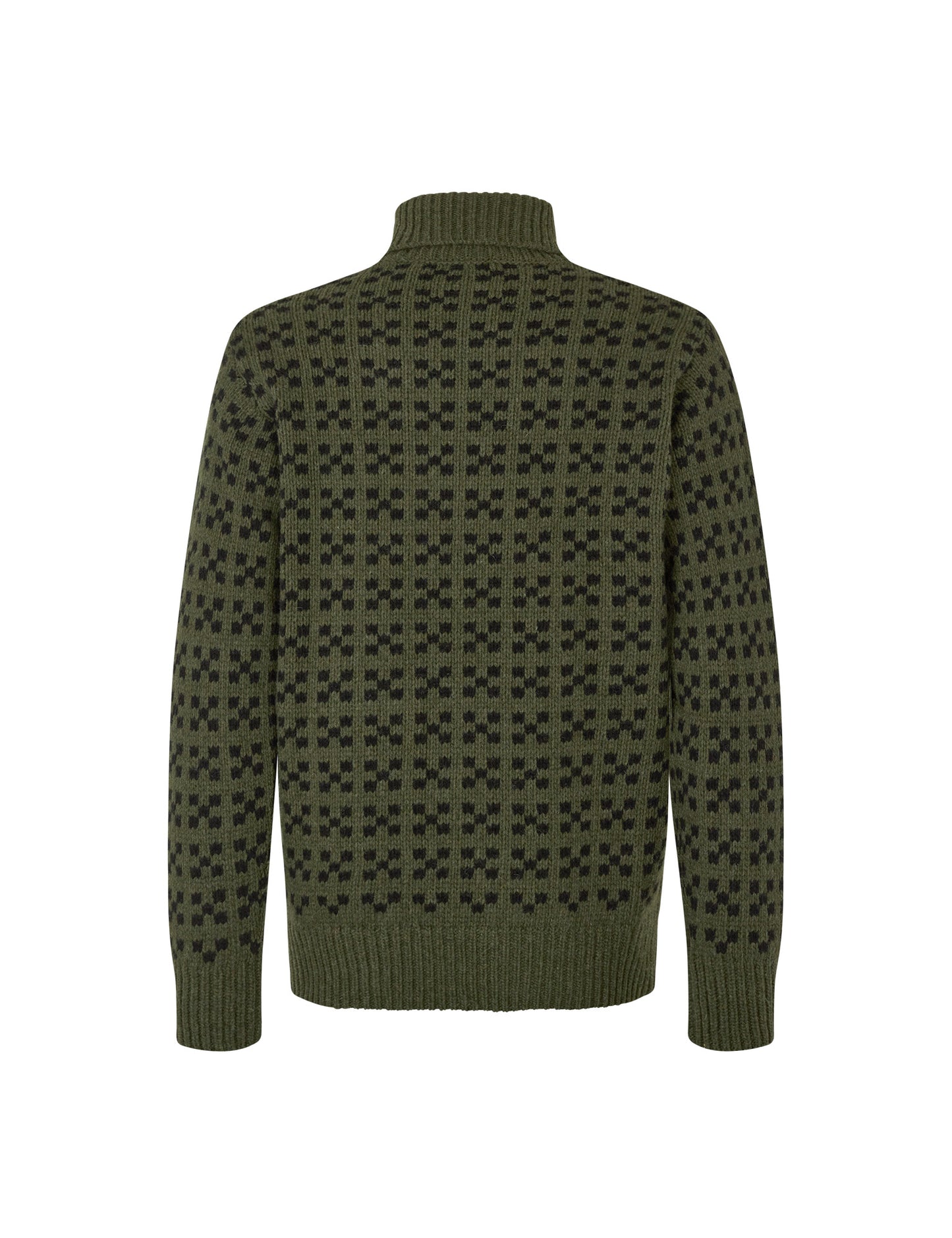 Eco Wool Iceland Bue Knit, Beluga/Black