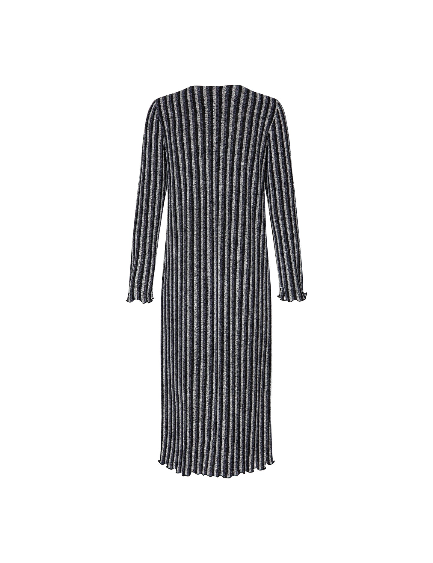 Glitter Jersey Hathena Dress, Glitter Stripe/ Silver