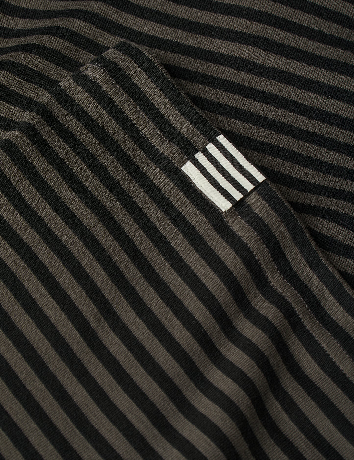 Duo Rib Tobino Tee LS, Beluga/Black