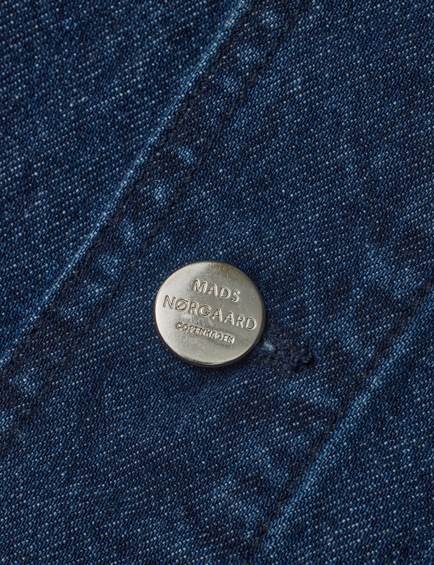 Heavy Denim Jeiru Coat, Vintage Blue